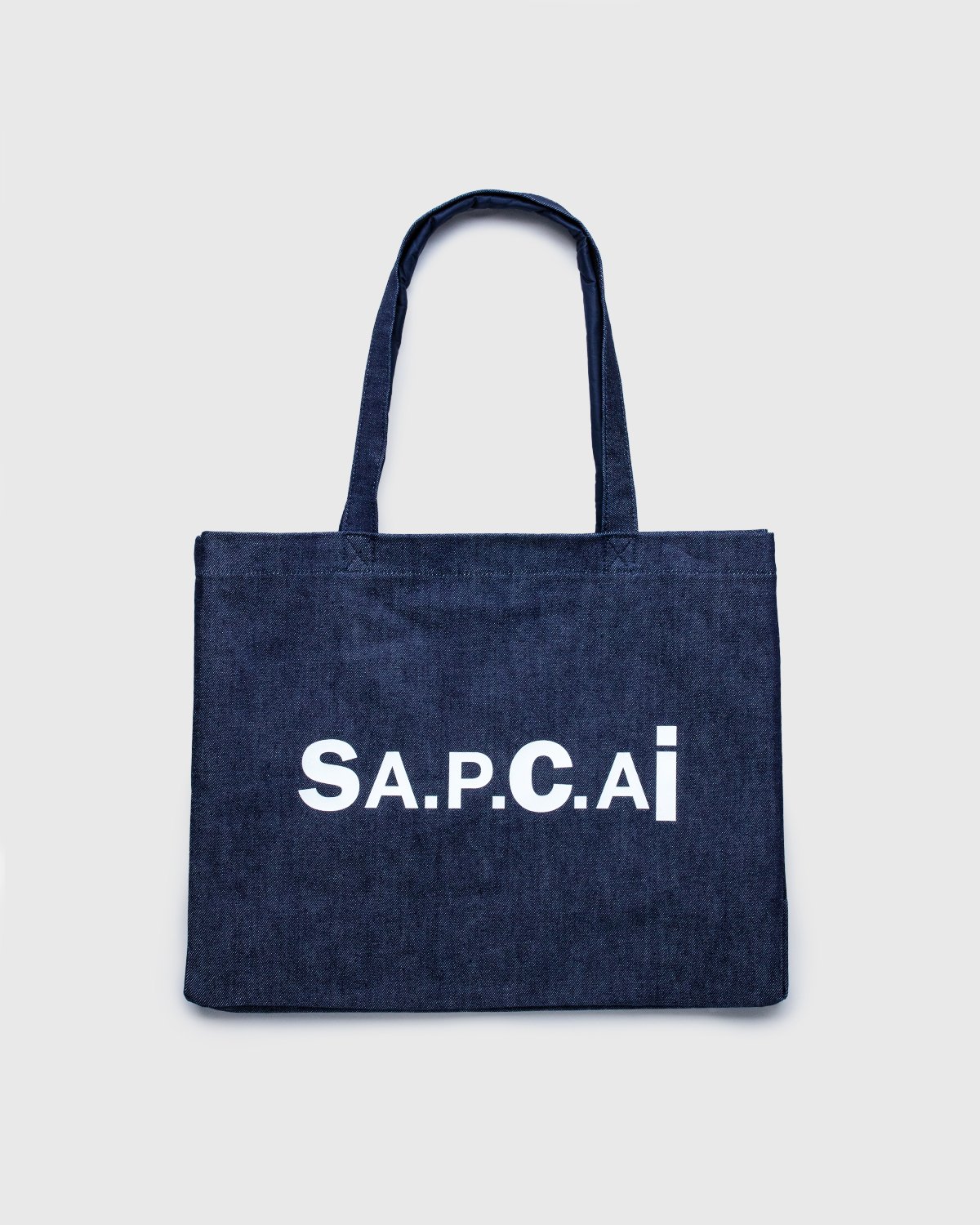 A.P.C. x Sacai – Shopping Bag Candy Dark Navy | Highsnobiety Shop