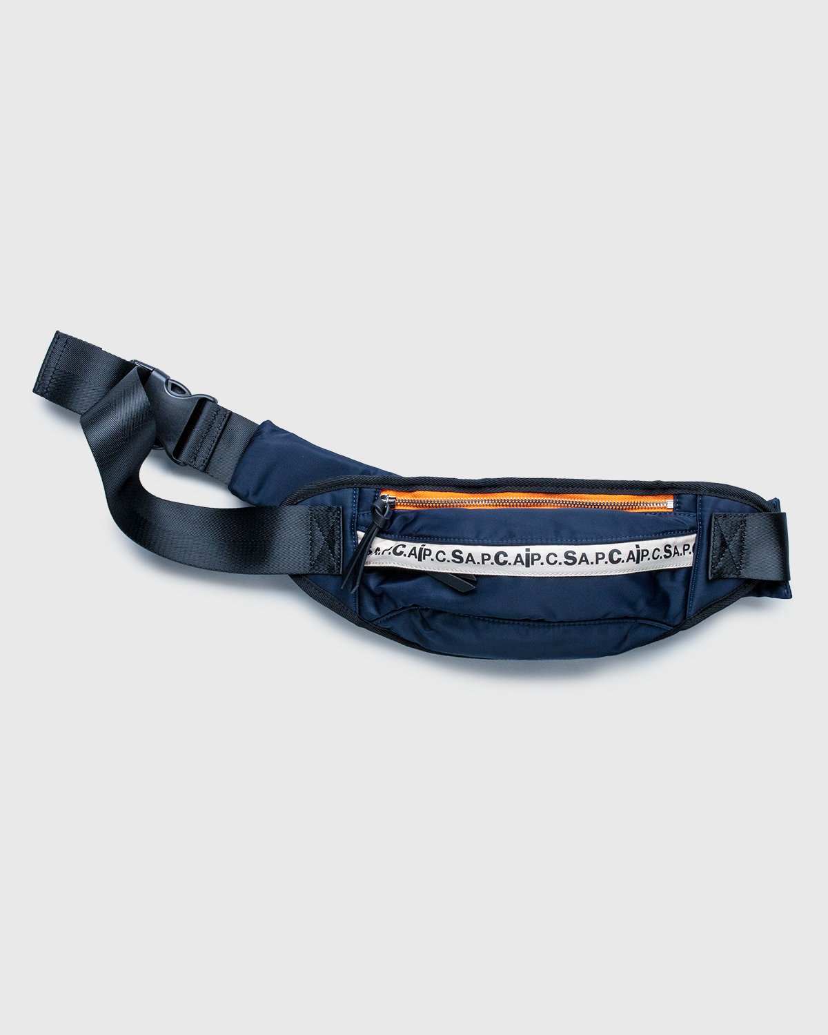 A.P.C. x Sacai – Banane Jackie Belt Bag Dark Navy | Highsnobiety Shop