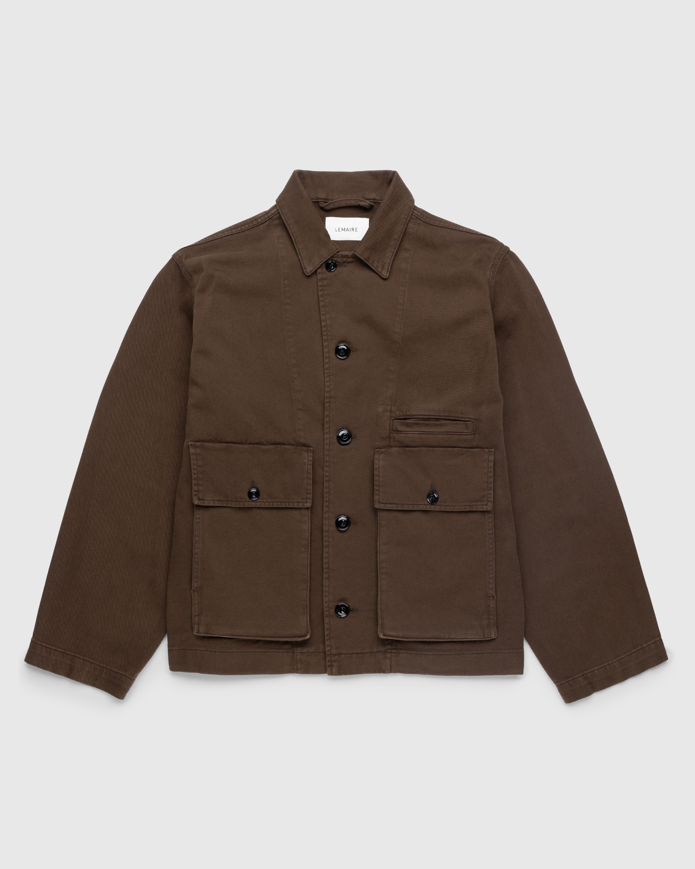 Lemaire – Boxy Jacket Dark Brown | Highsnobiety Shop