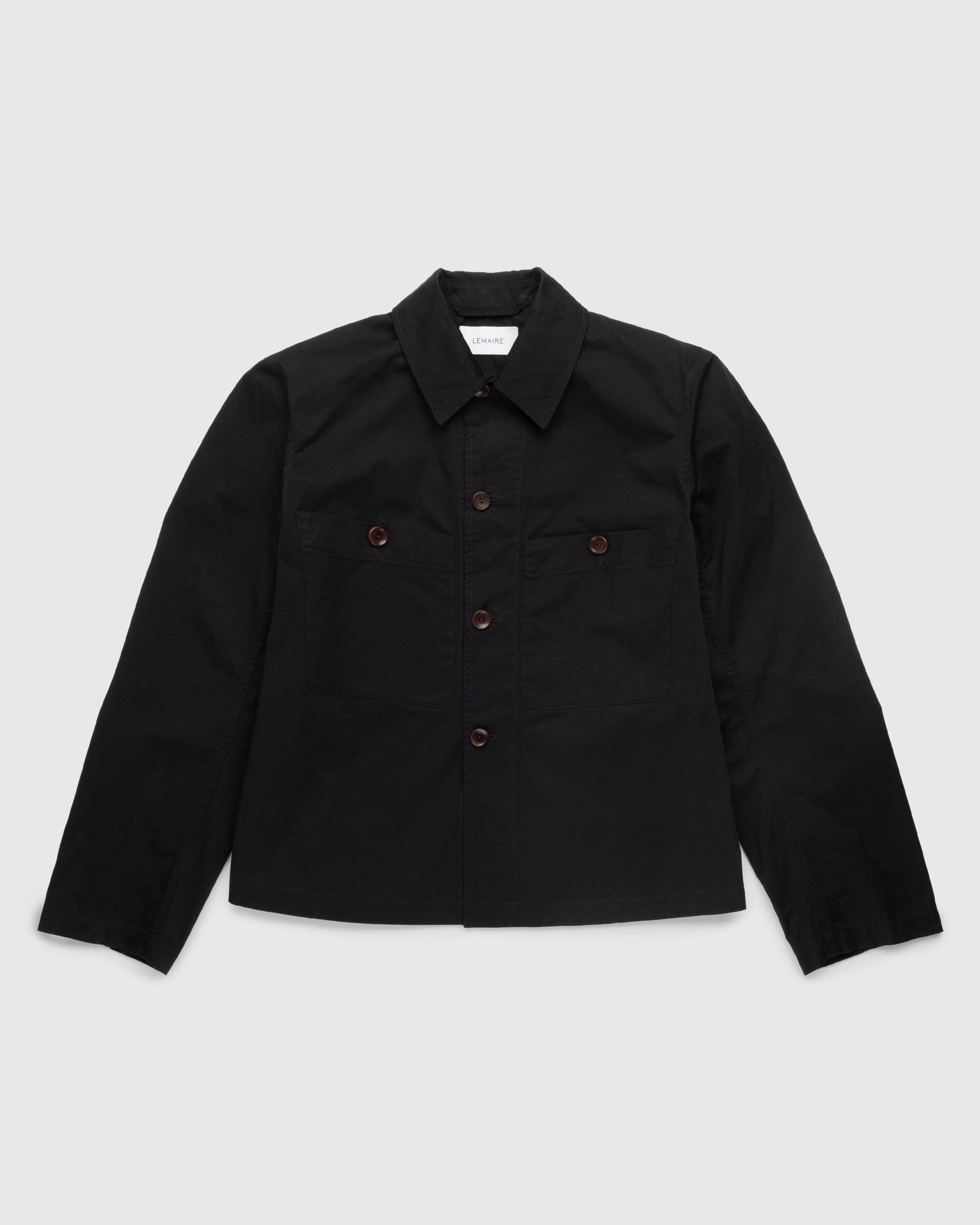 Lemaire – Military Overshirt Black | Highsnobiety Shop