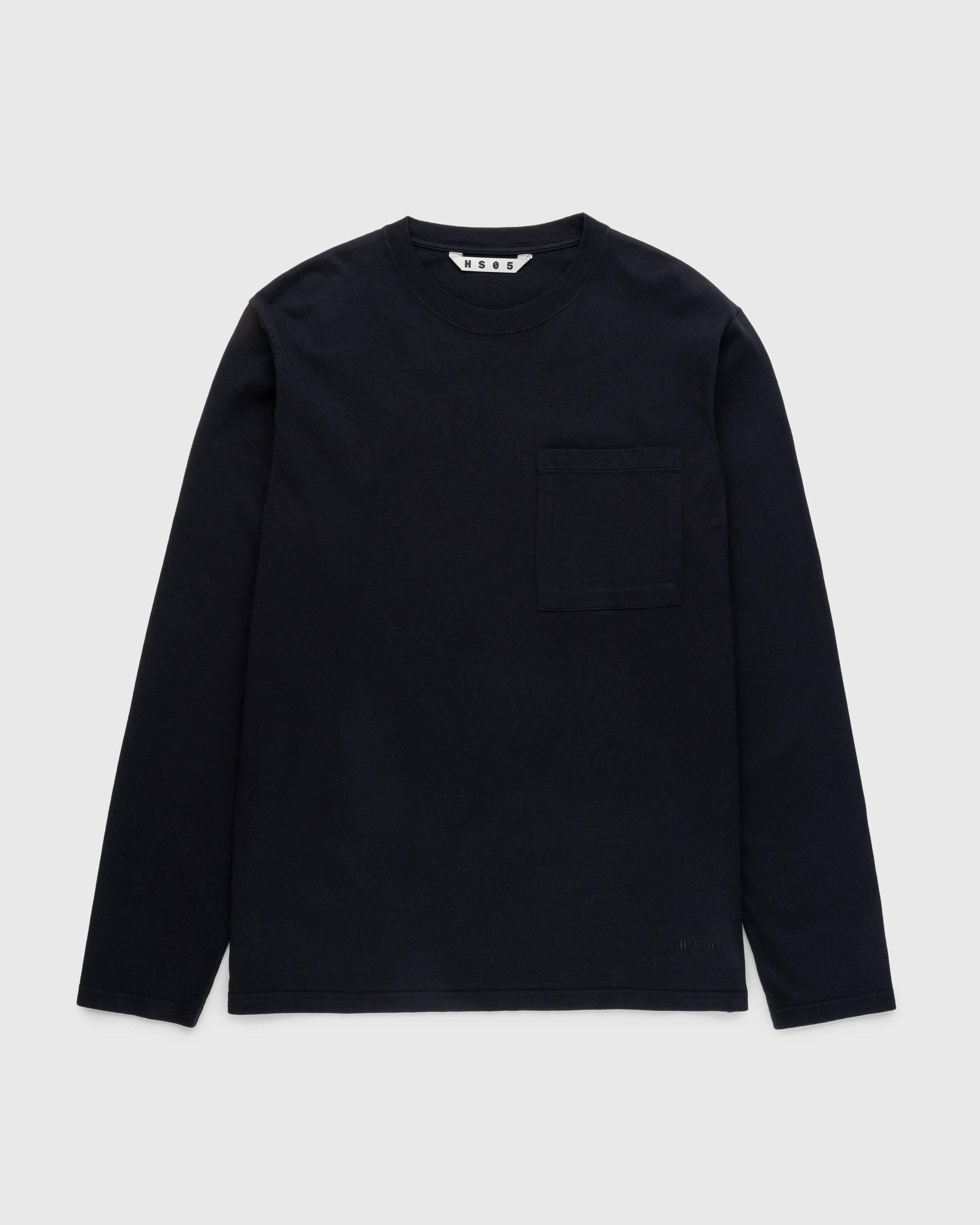 Highsnobiety HS05 – Pigment Dyed Boxy Long Sleeves Jersey Black ...