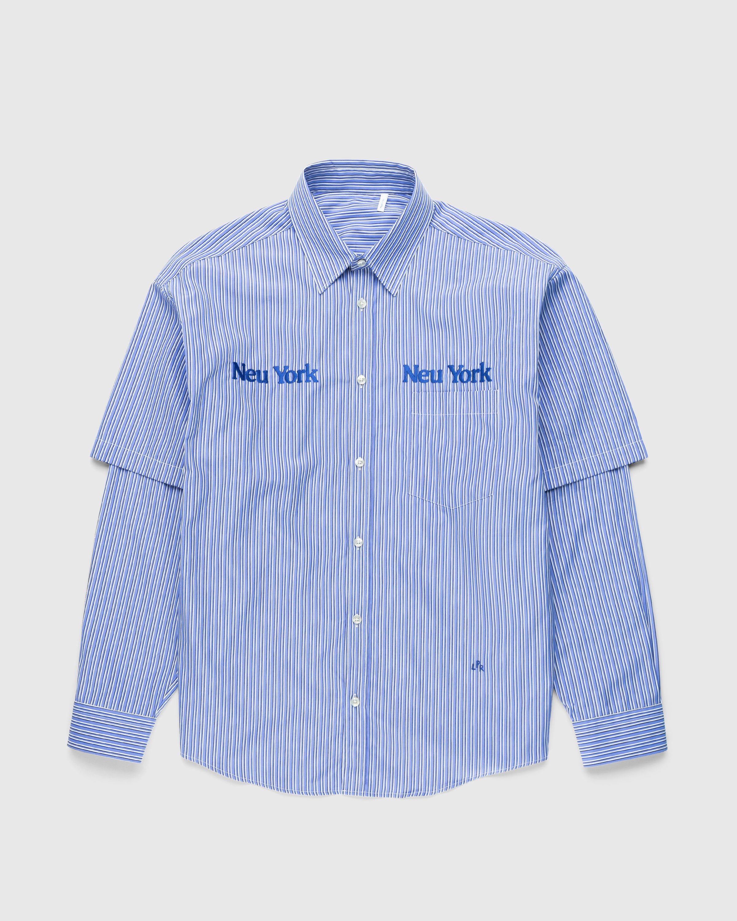 NWT NEW CELINE MESH BIB Button-Up Top Shirt 38 / 6 WHITE BLUE NAVY –  Psychotic Leopard