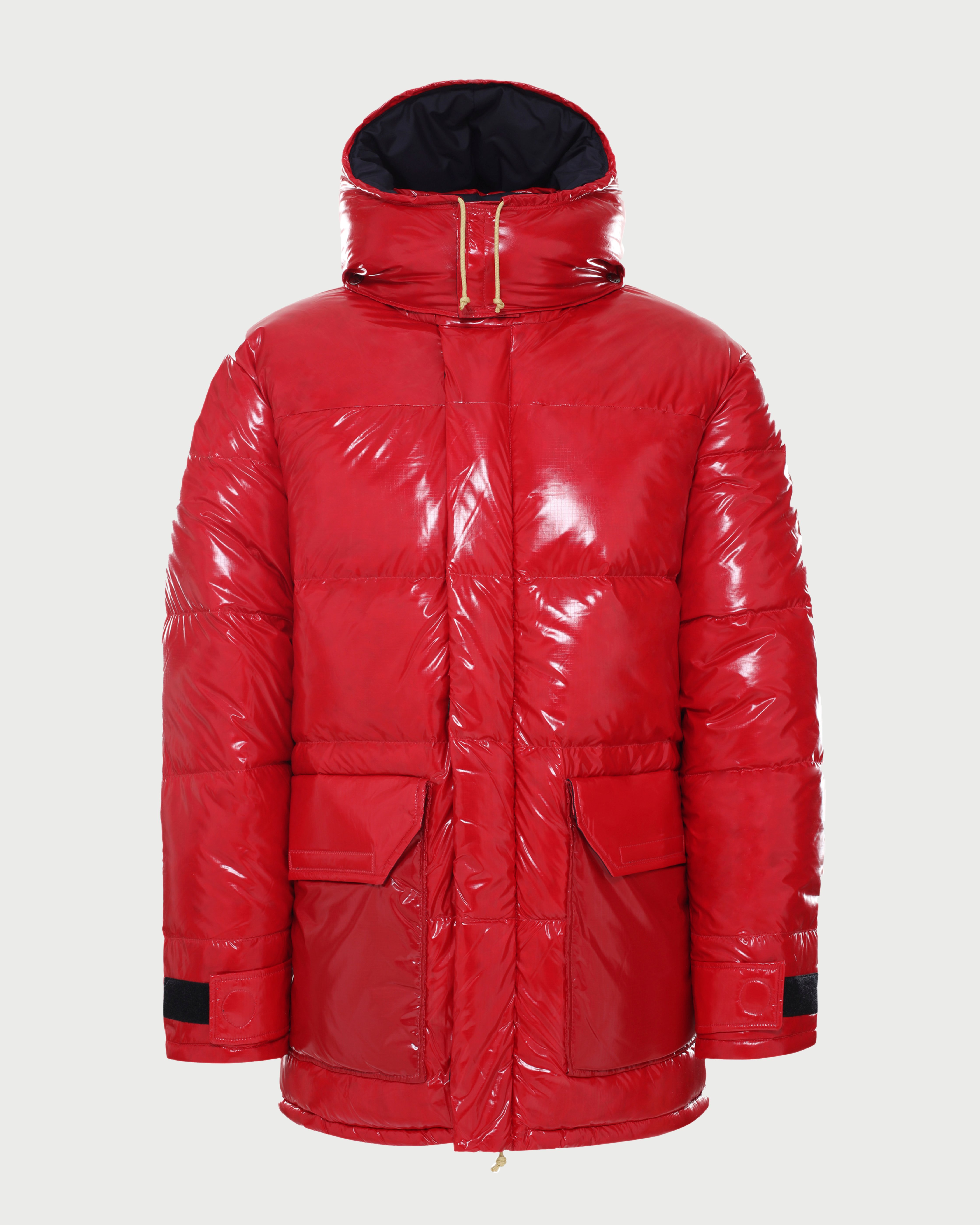 red north face mens jacket