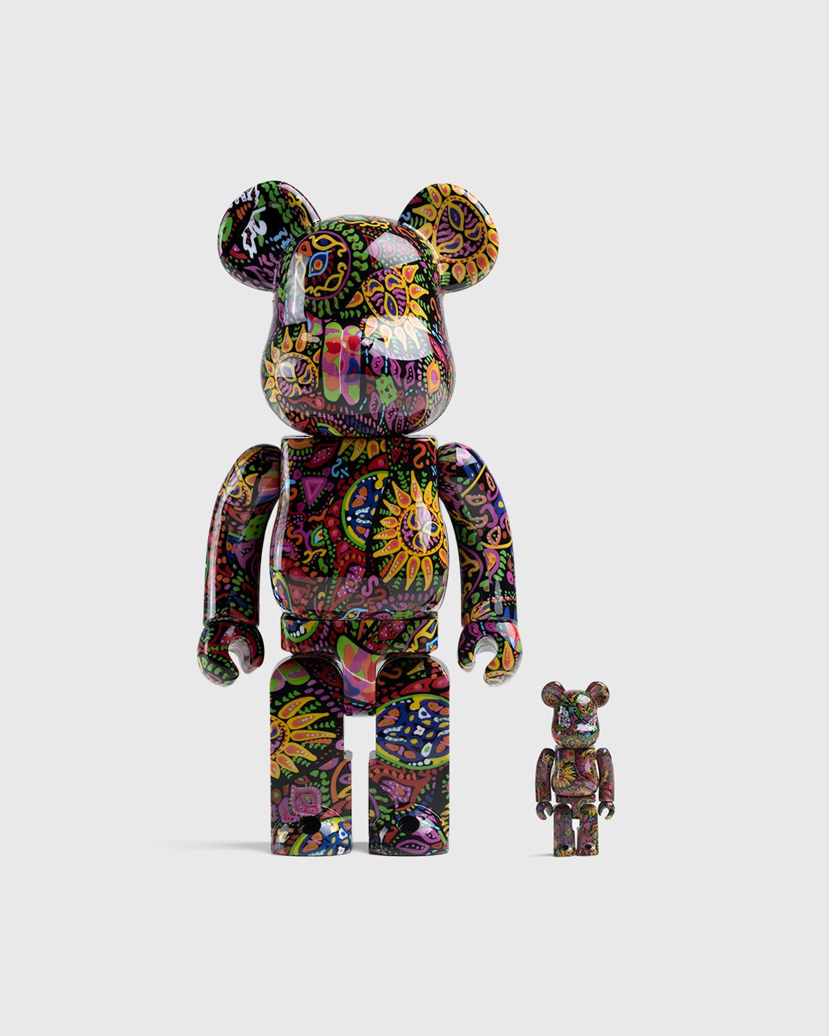 Medicom – Be@rbrick Psychedelic Paisley 100% and 400% Set