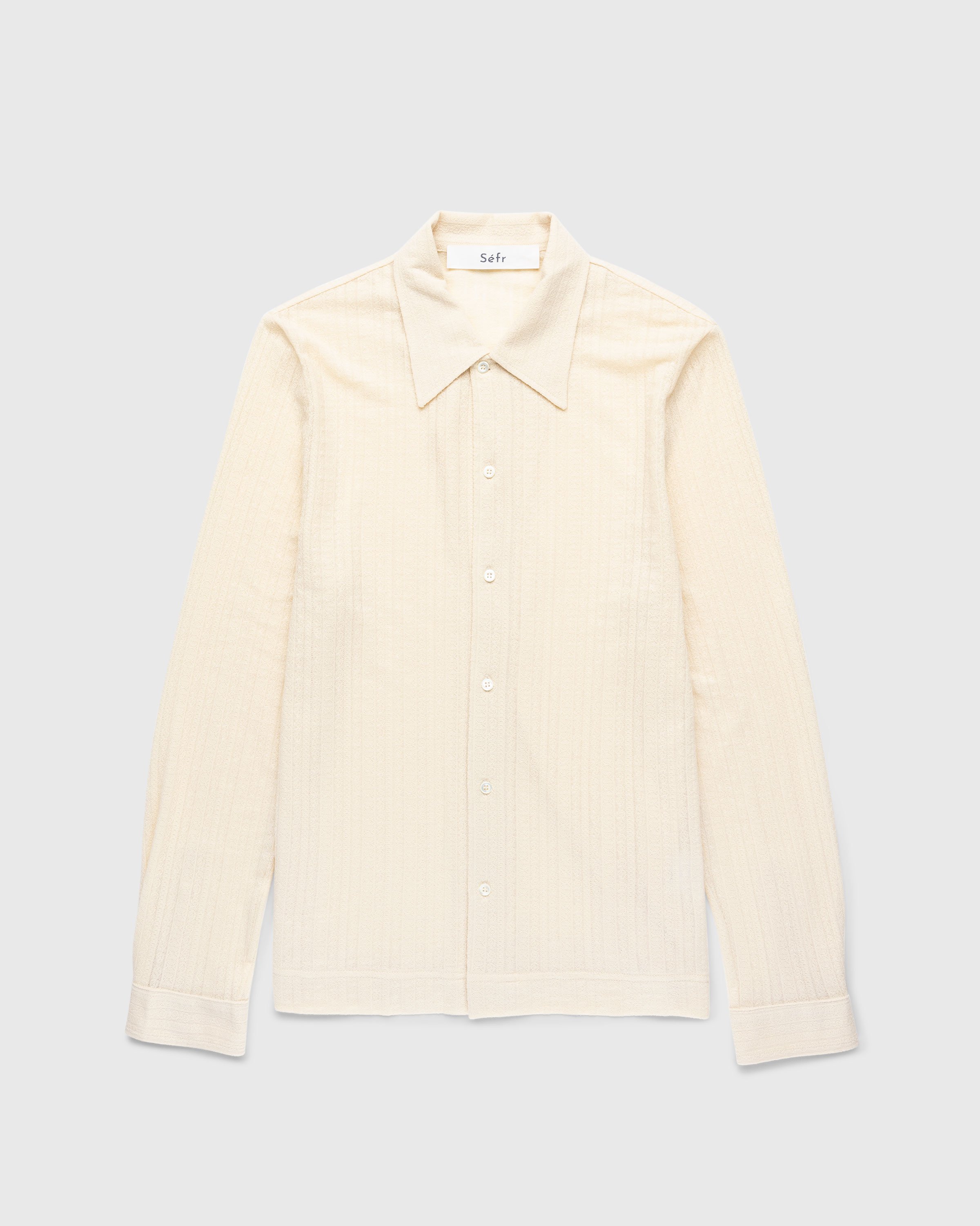 Séfr – Ripley Shirt Medallion Ivory | Highsnobiety Shop