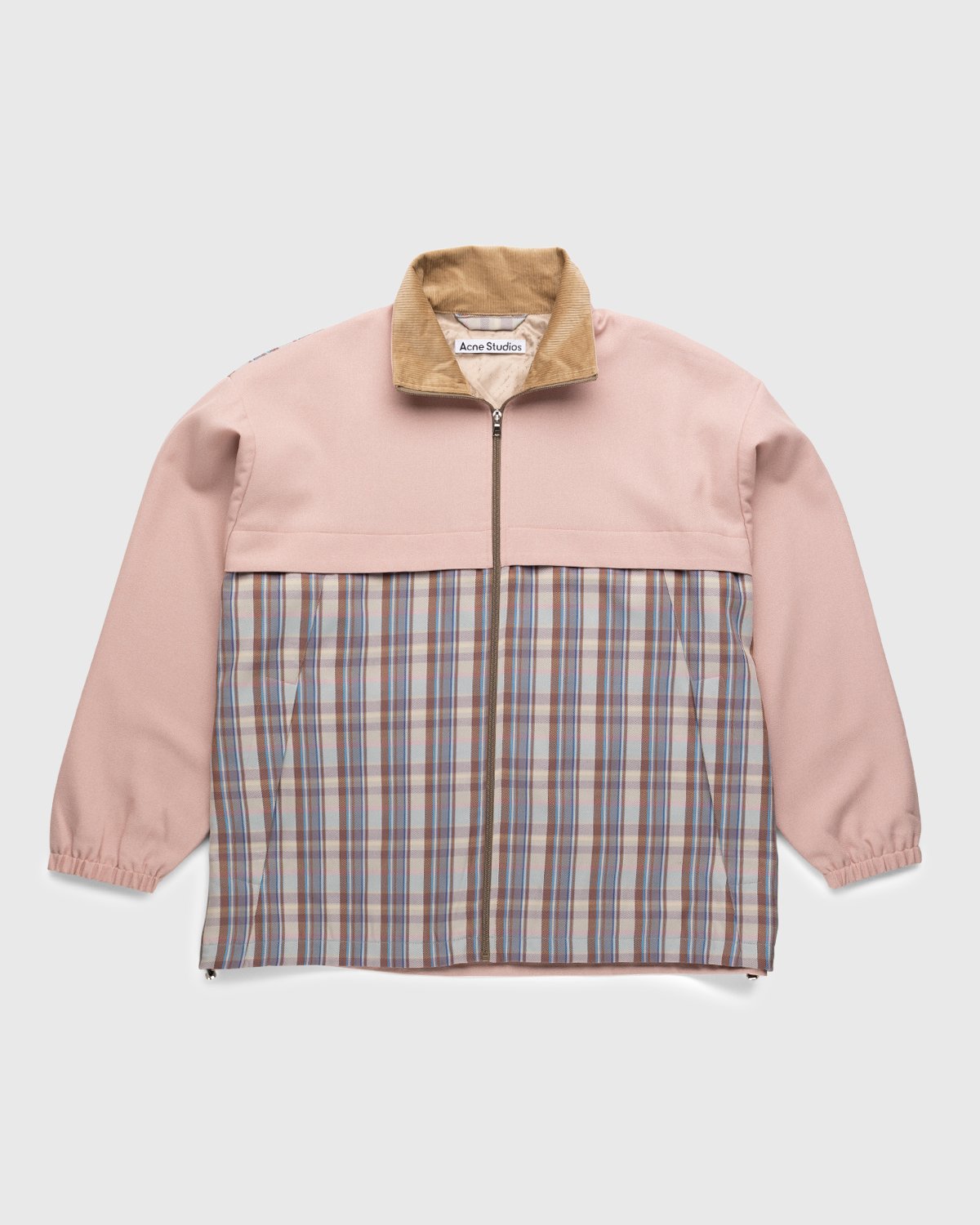 Acne Studios – Checked Twill Jacket Blossom Pink | Highsnobiety Shop