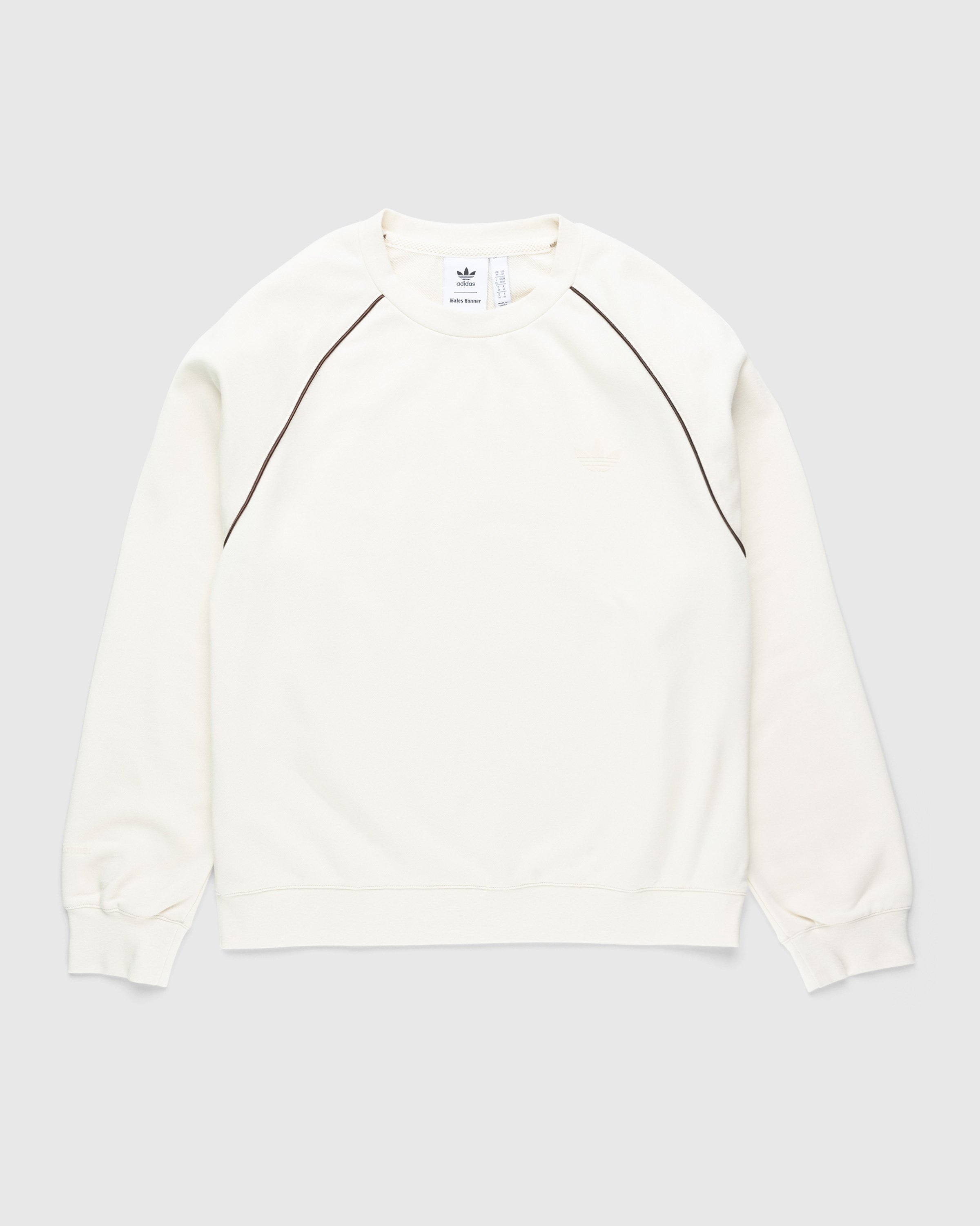 abdomen Patentar George Eliot Adidas x Wales Bonner – Crewneck Sweater Wonder White | Highsnobiety Shop