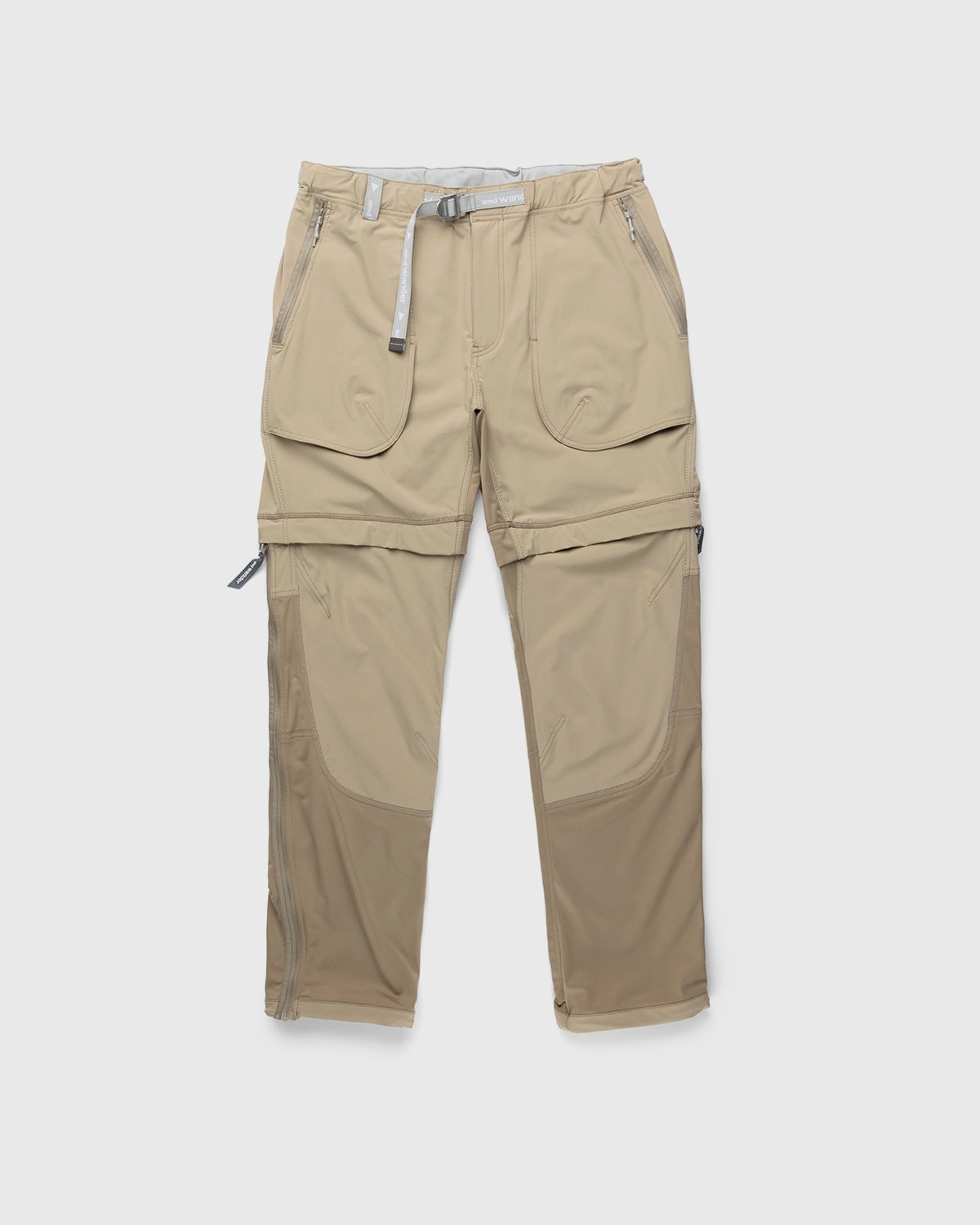 And Wander – Trek 2Way Pants Beige | Highsnobiety Shop