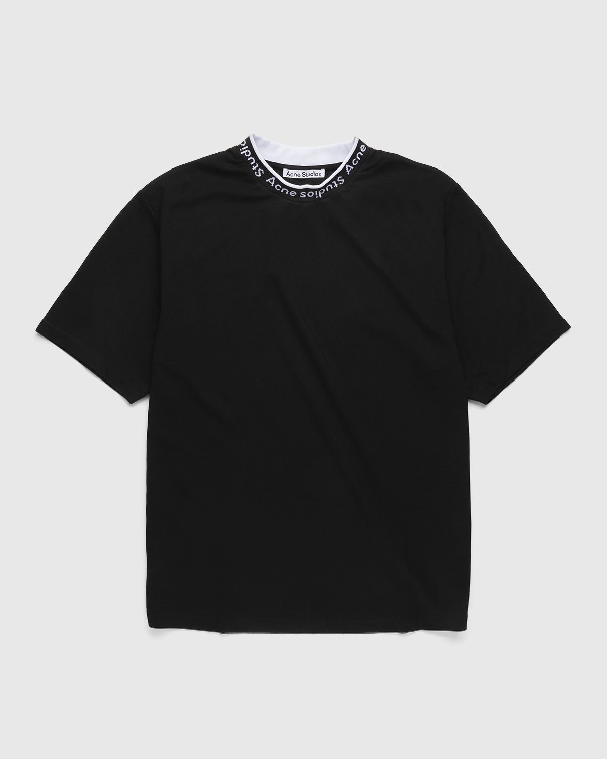 Acne Studios – Logo Rib T-Shirt Black | Highsnobiety Shop