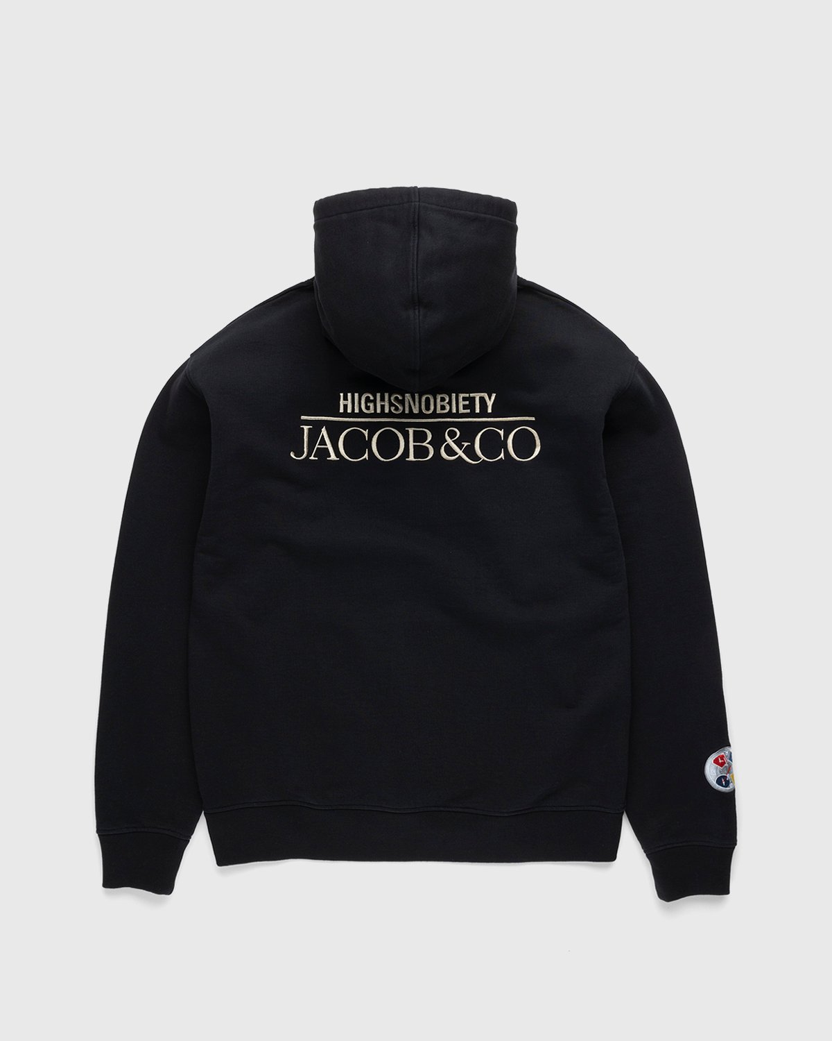 Jacob & Co. x Highsnobiety – Logo Fleece Hoodie Black