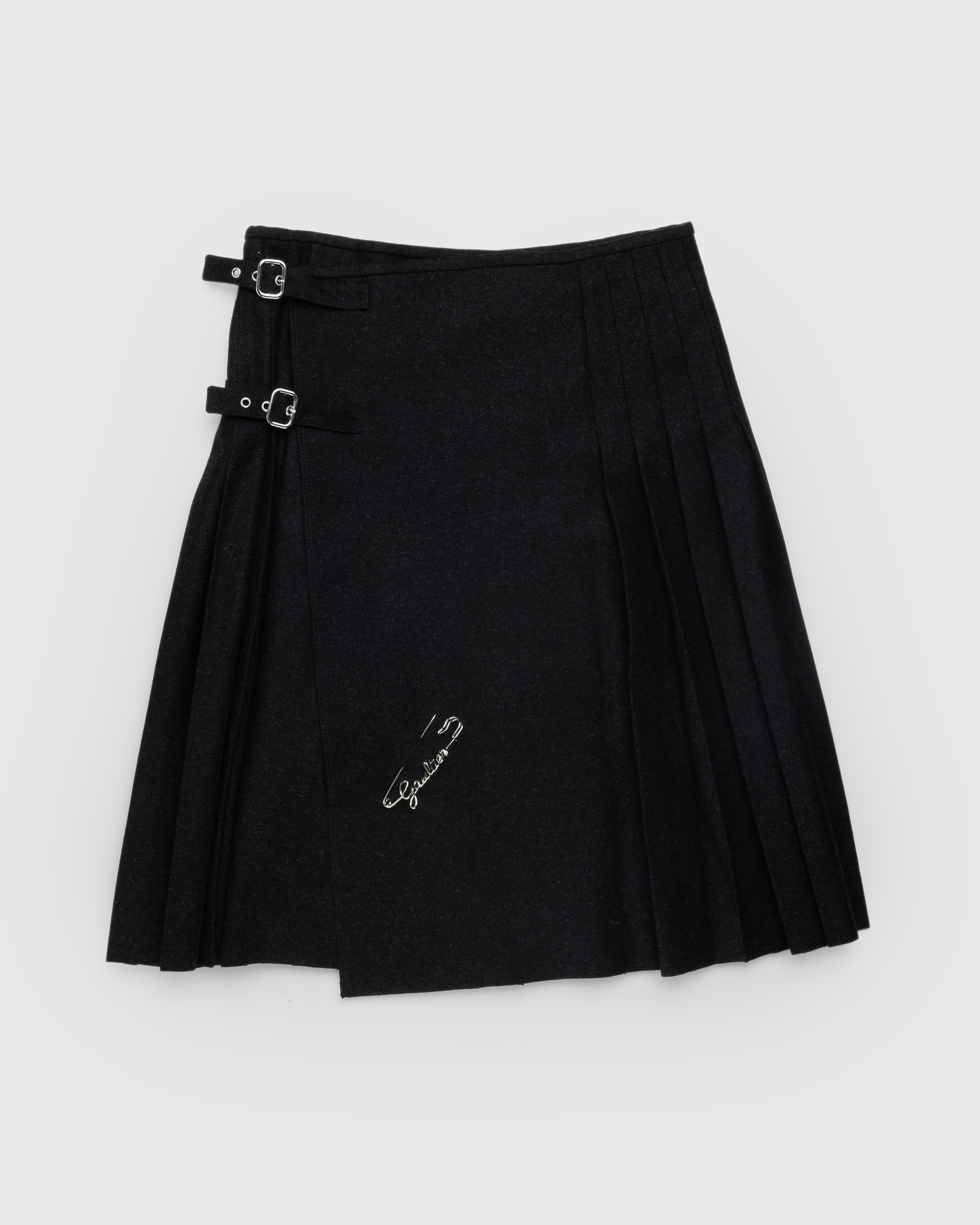 Jean Paul Gaultier – Felted Wool Kilt Dark Grey | Highsnobiety Shop