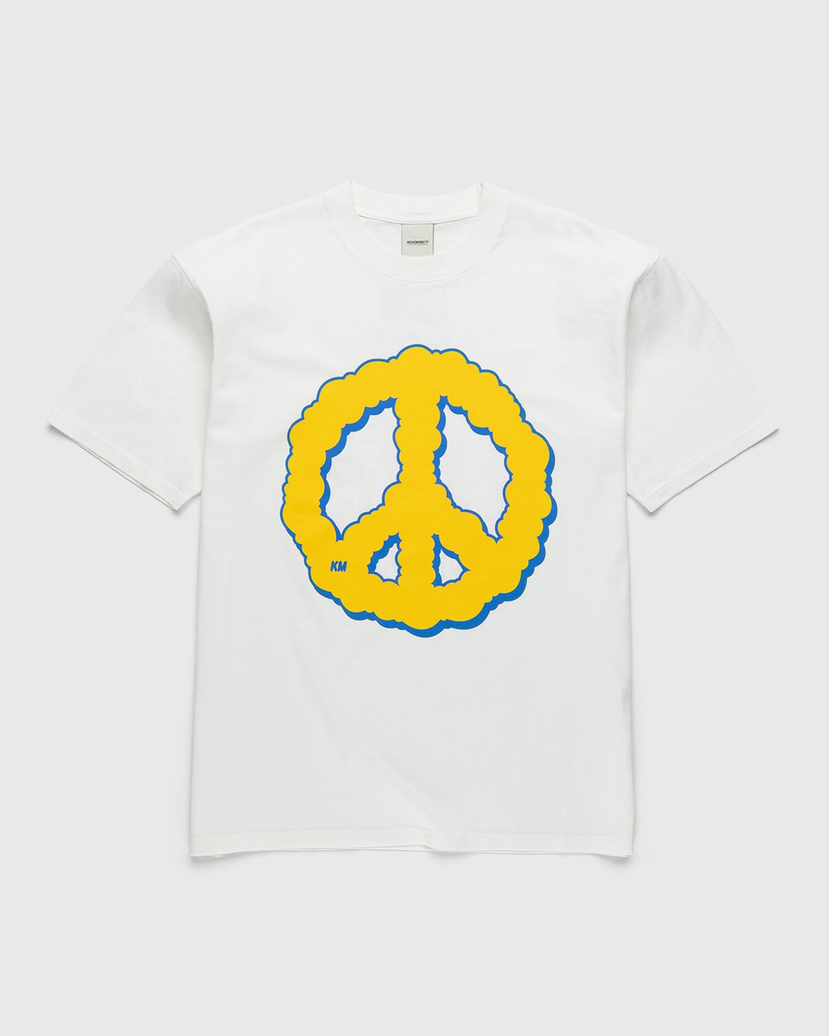 Keinemusik x Highsnobiety Peace Logo T Shirt White