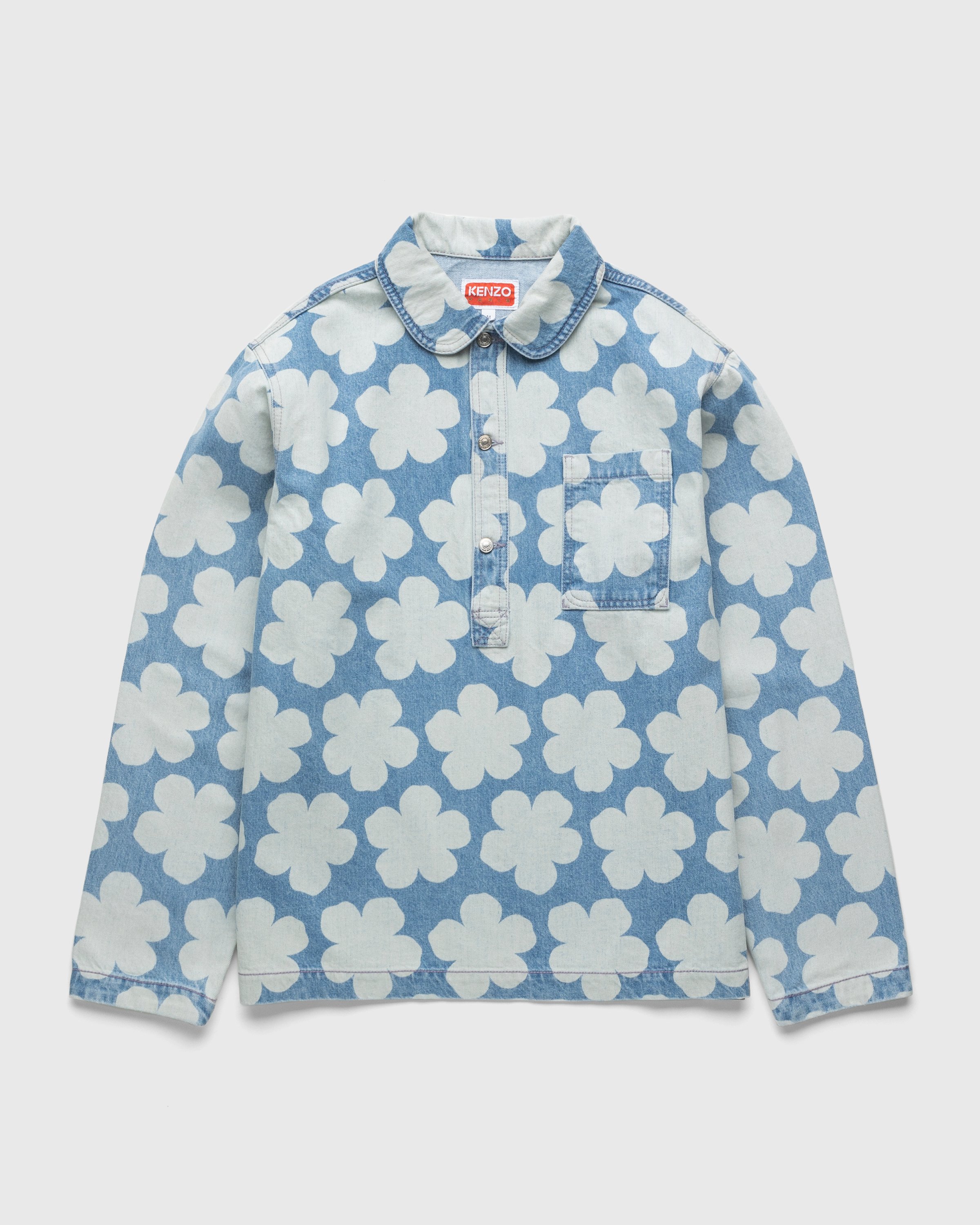 Kenzo – Hana Dots Denim Overshirt Sky Blue | Highsnobiety Shop