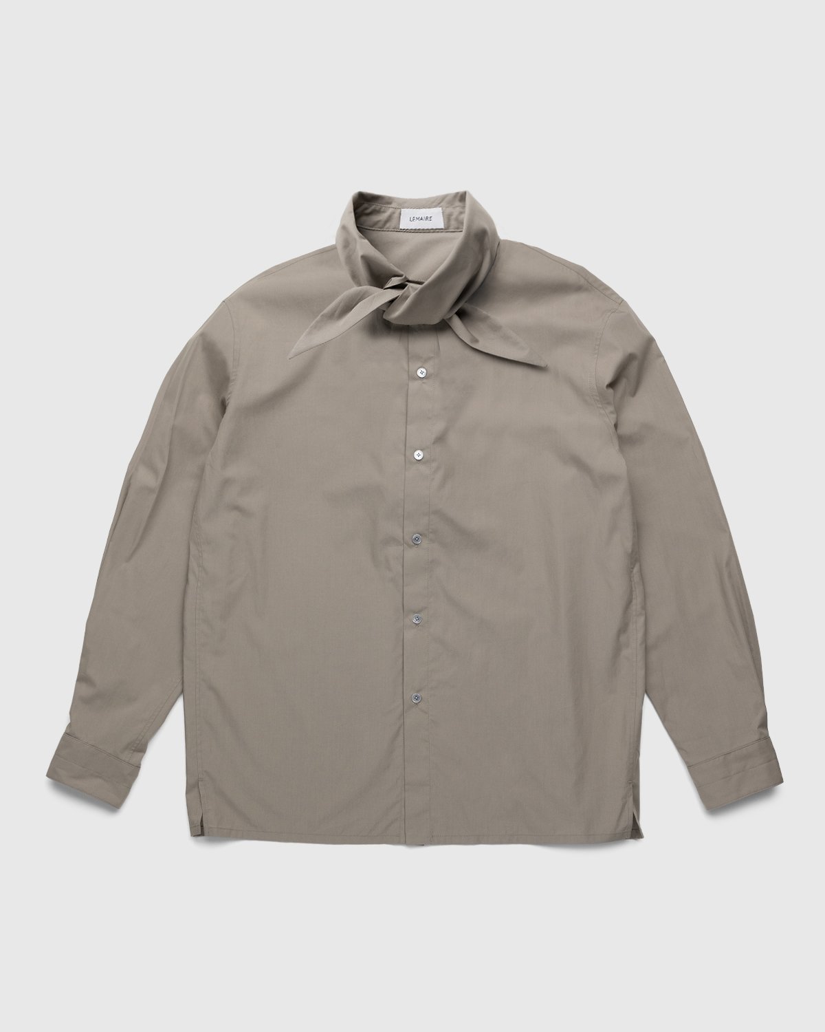 特価日本製 LEMAIRE - LEMAIRE(ルメール) Tie neck shirt メンズ