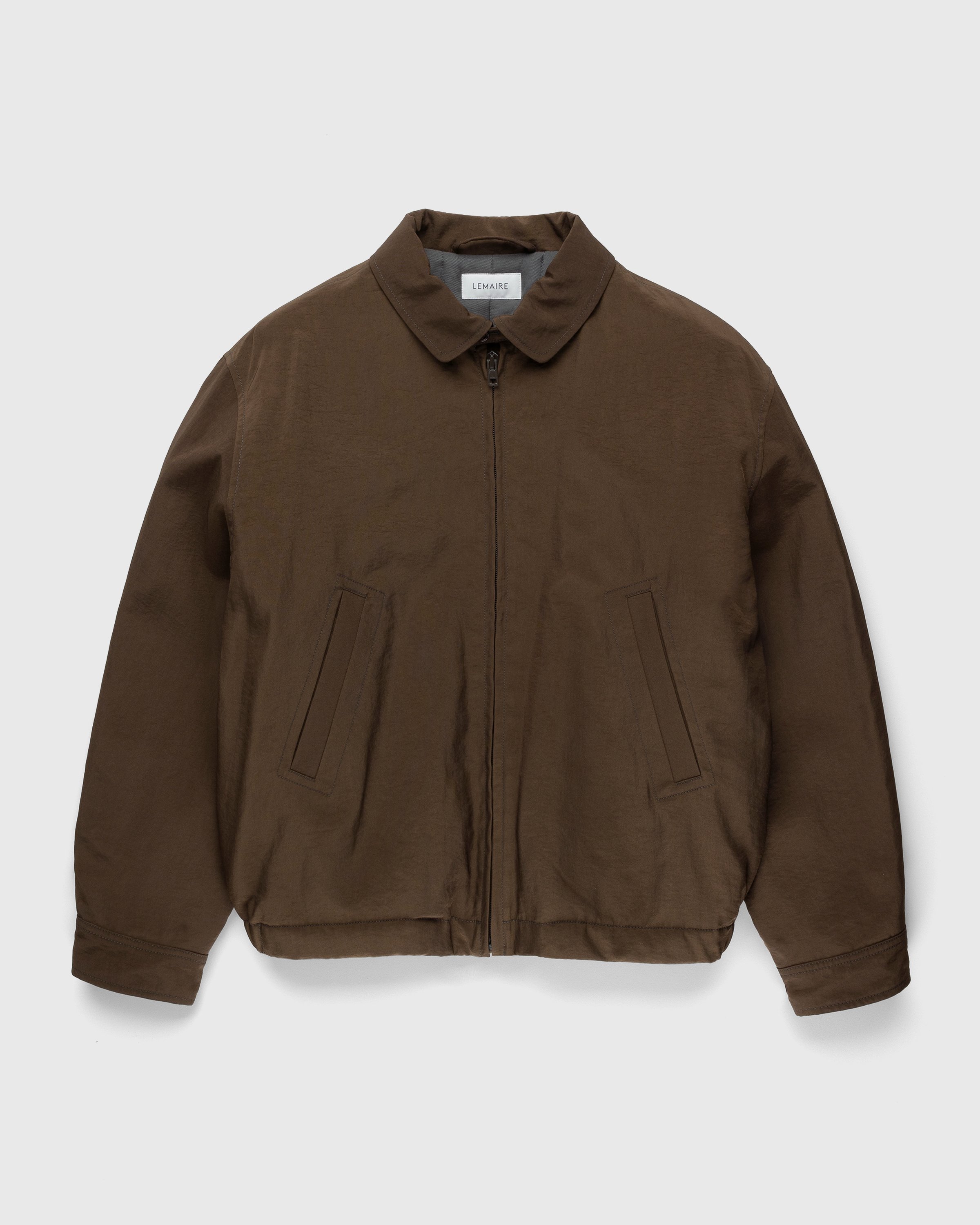 Lemaire – Water-Repellent Bomber Jacket Brown | Highsnobiety Shop