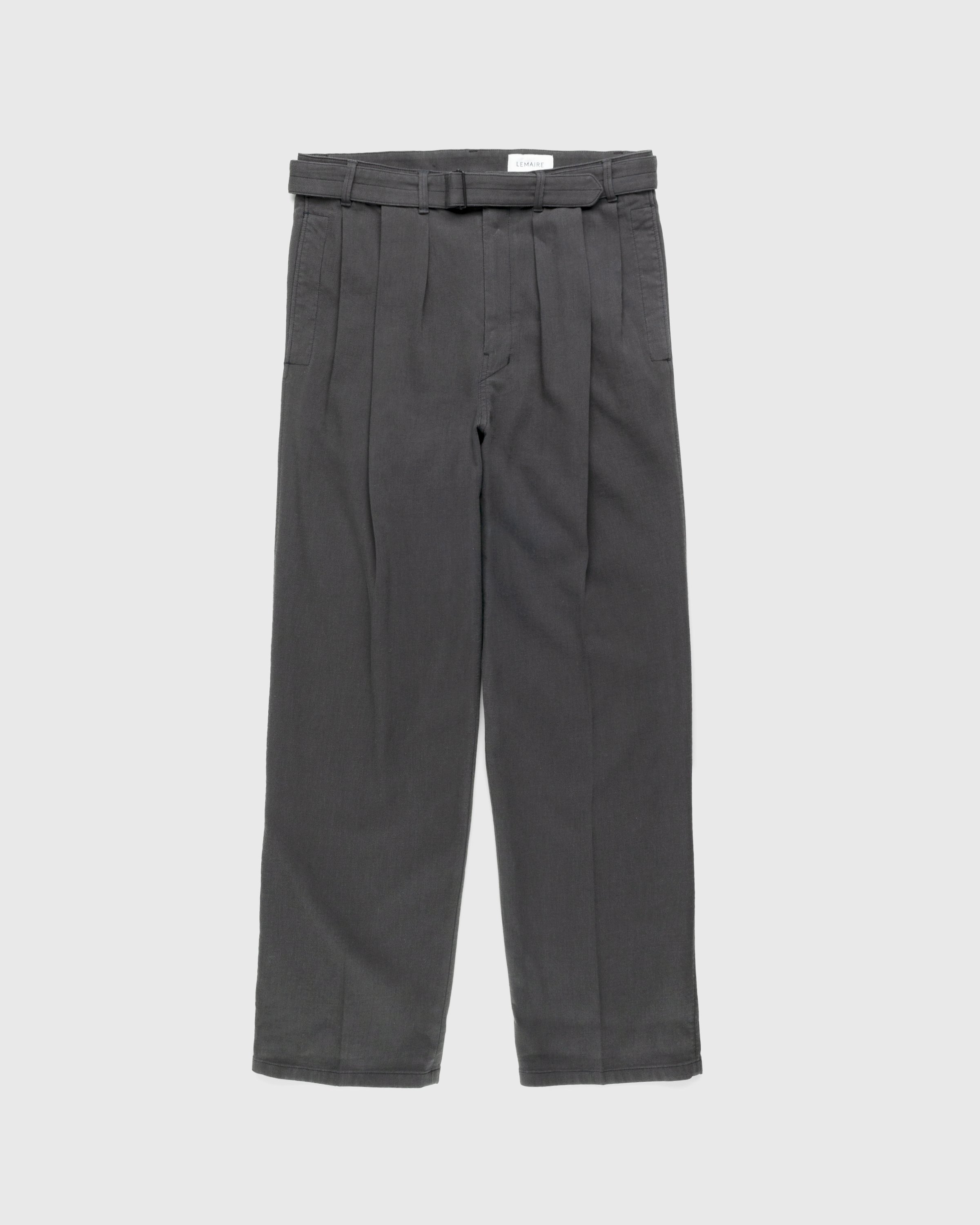 Lemaire – Loose Pleated Pants Grey | Highsnobiety Shop