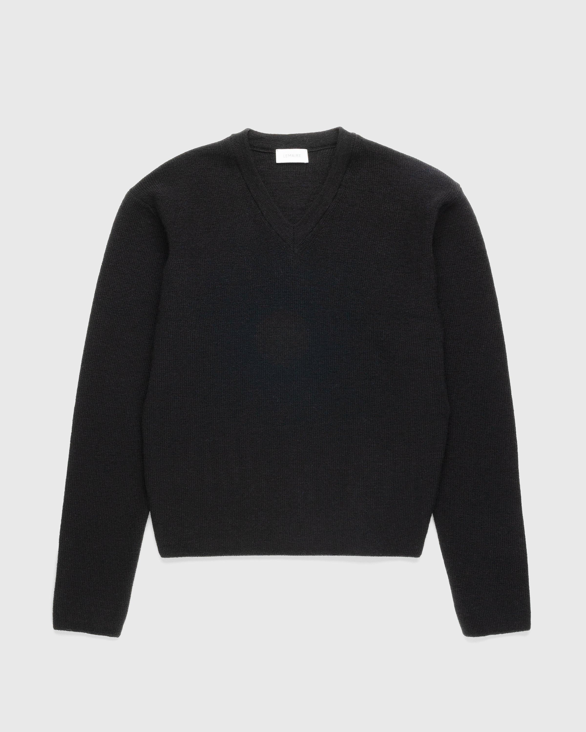 LEMAIRE SEAMLESS V-NECK SWEATER 