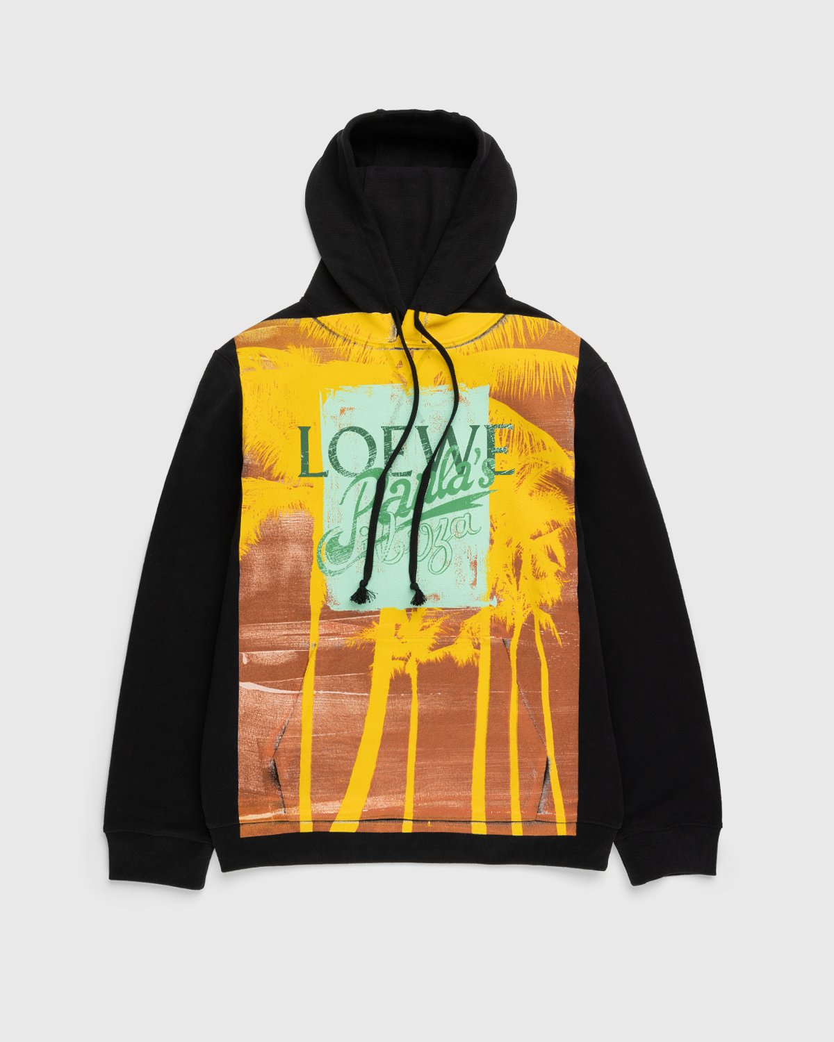 Loewe Paula s Ibiza Palm Print Hoodie Black Multi Highsnobiety