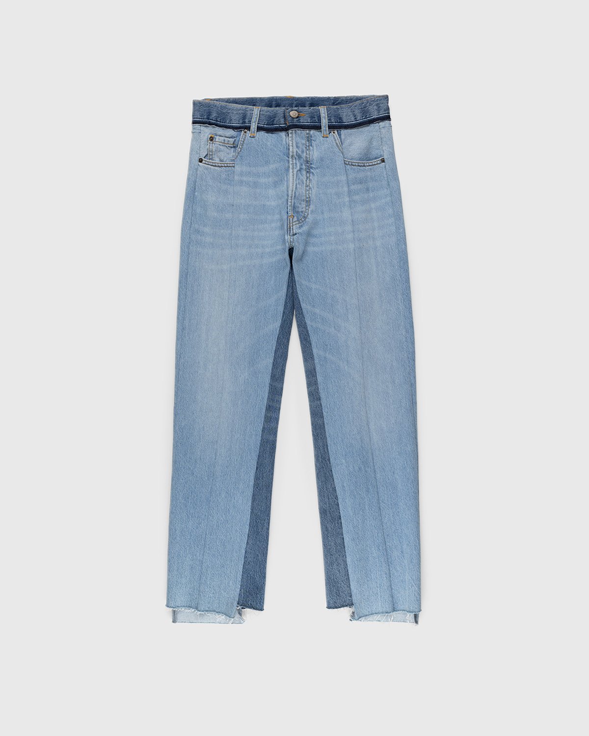 Mm6 maison margiela discount blue spliced jeans