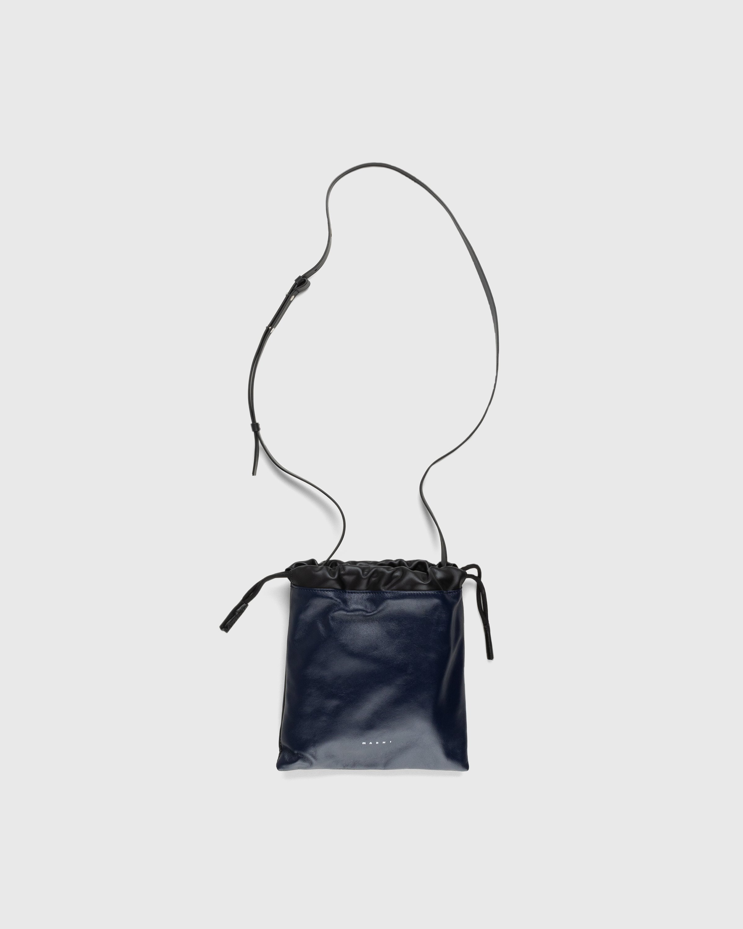 Marni – Drawstring Shoulder Bag Blue | Highsnobiety Shop