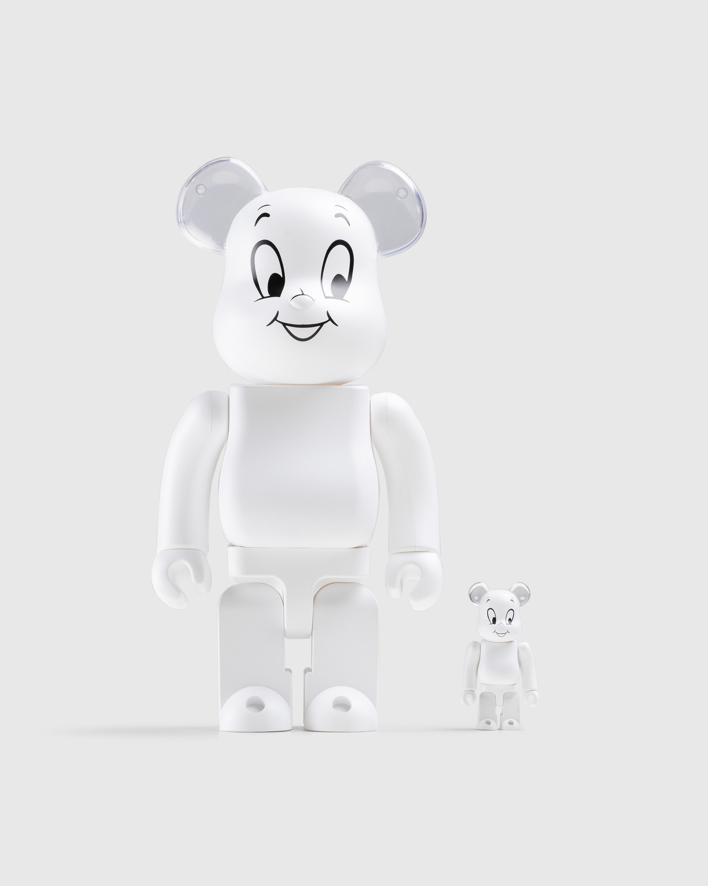 Medicom – Be@rbrick Casper 100% and 400% Set Grey