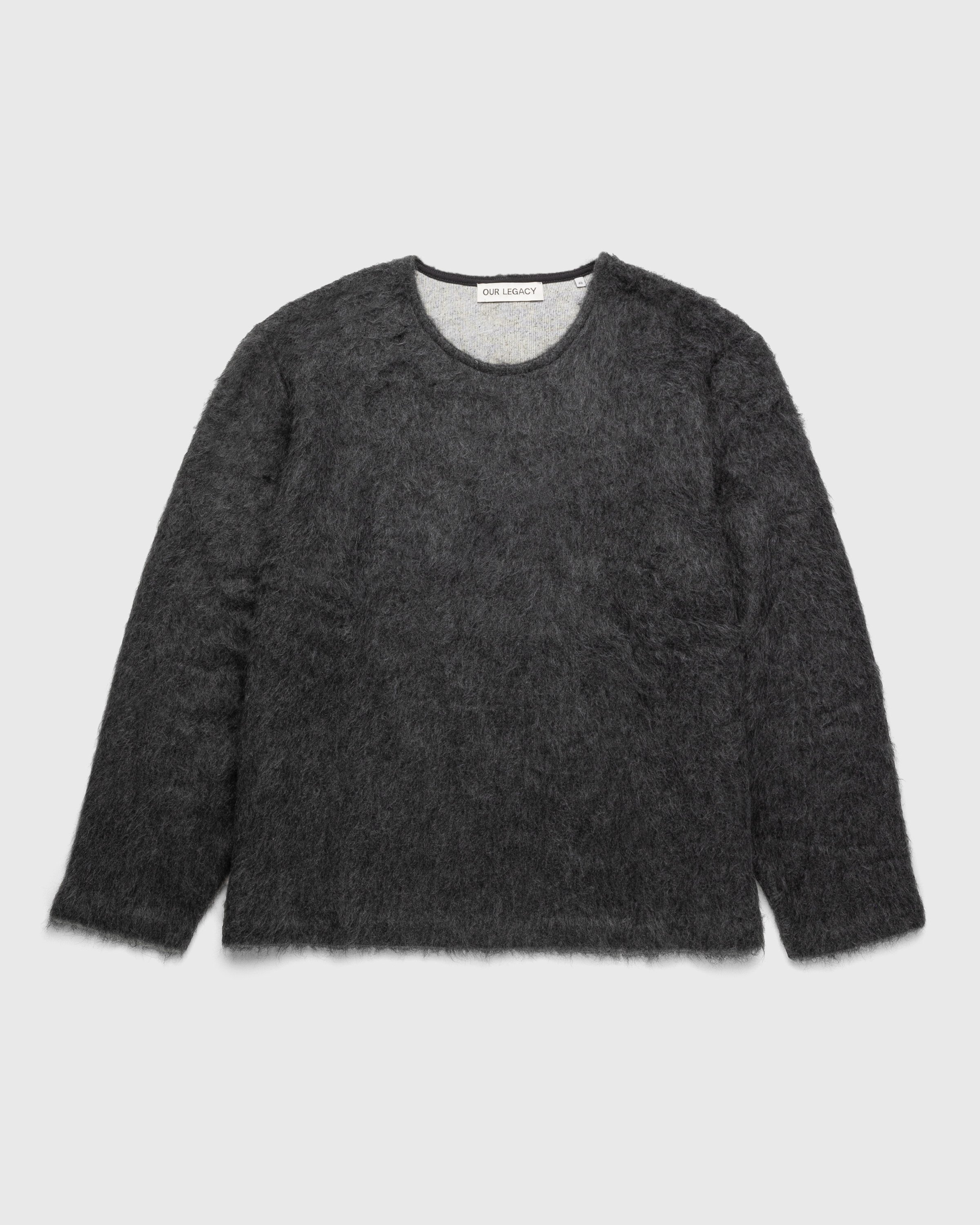 Our Legacy – Double Lock U Neck Sweater Ash Grey