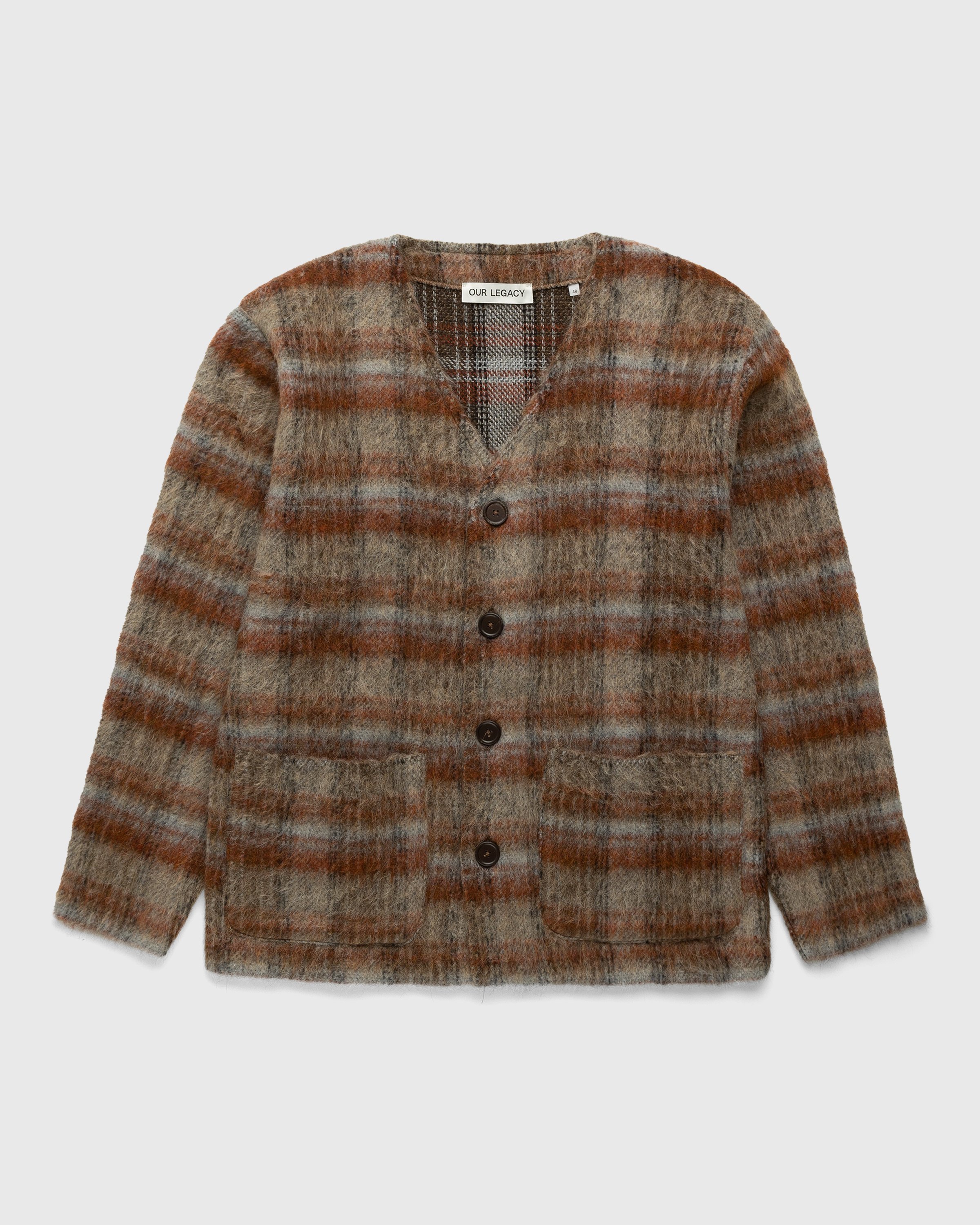 Our Legacy – Ament Check Mohair Cardigan Multi