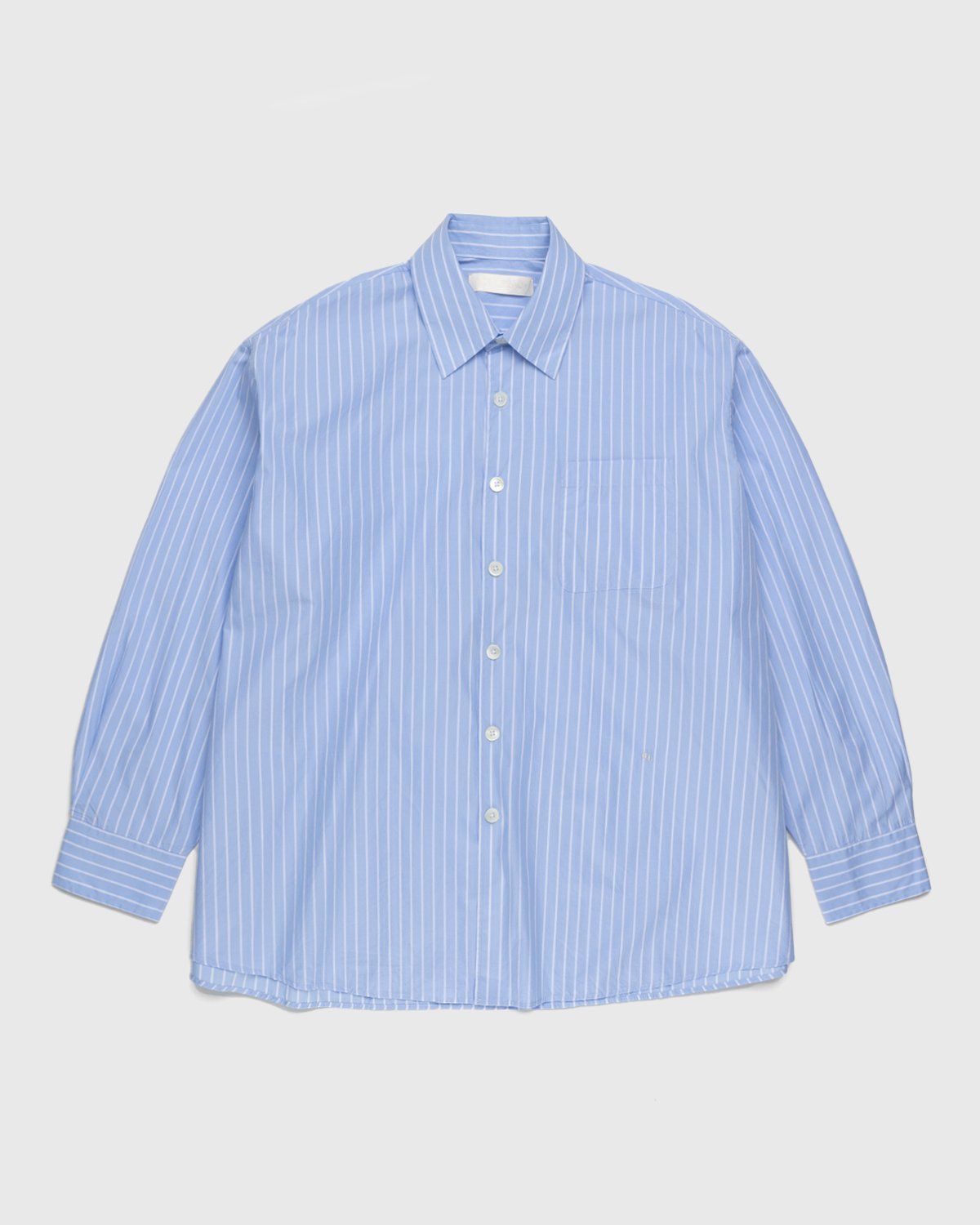 Our Legacy – Borrowed Shirt Blue/Rose Olden Stripe | Highsnobiety