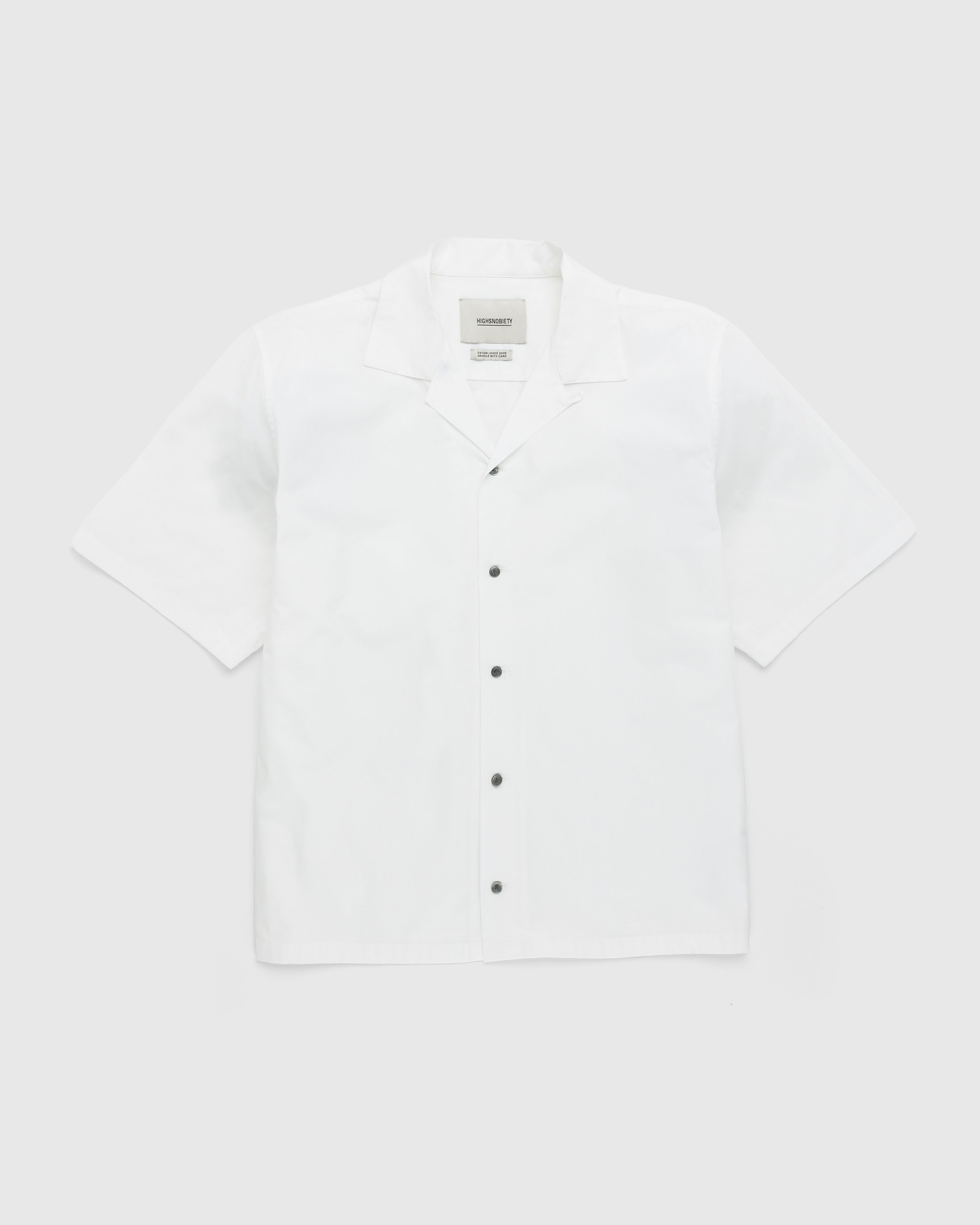 Highsnobiety – Poplin Short-Sleeve Shirt White | Highsnobiety Shop