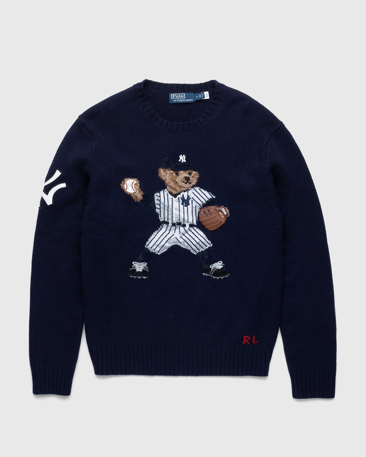 Ralph Lauren – Yankees Bear Sweater Navy | Highsnobiety Shop