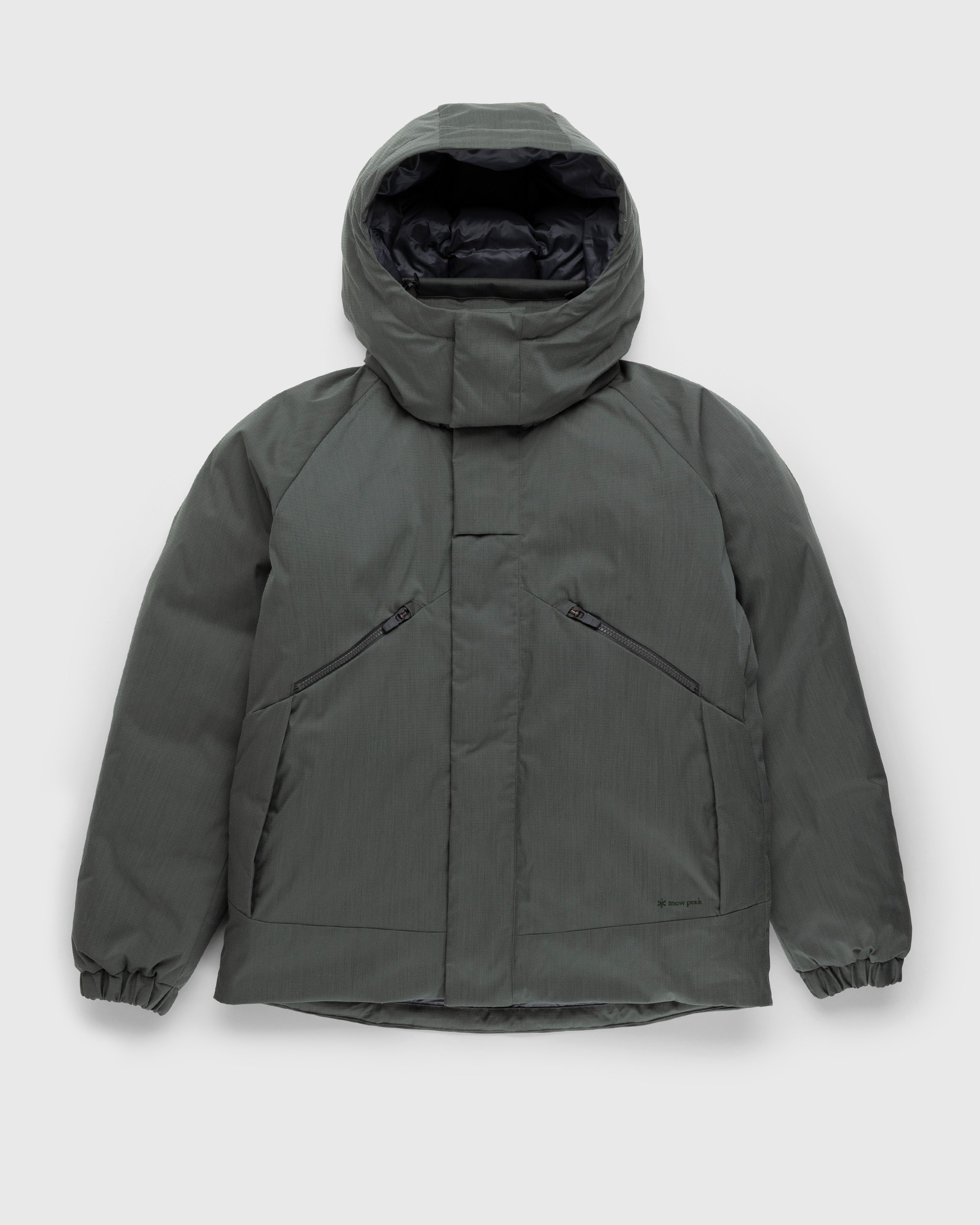 Snow Peak – Fire-Resistant 2 Layer Down Jacket Green | Highsnobiety Shop