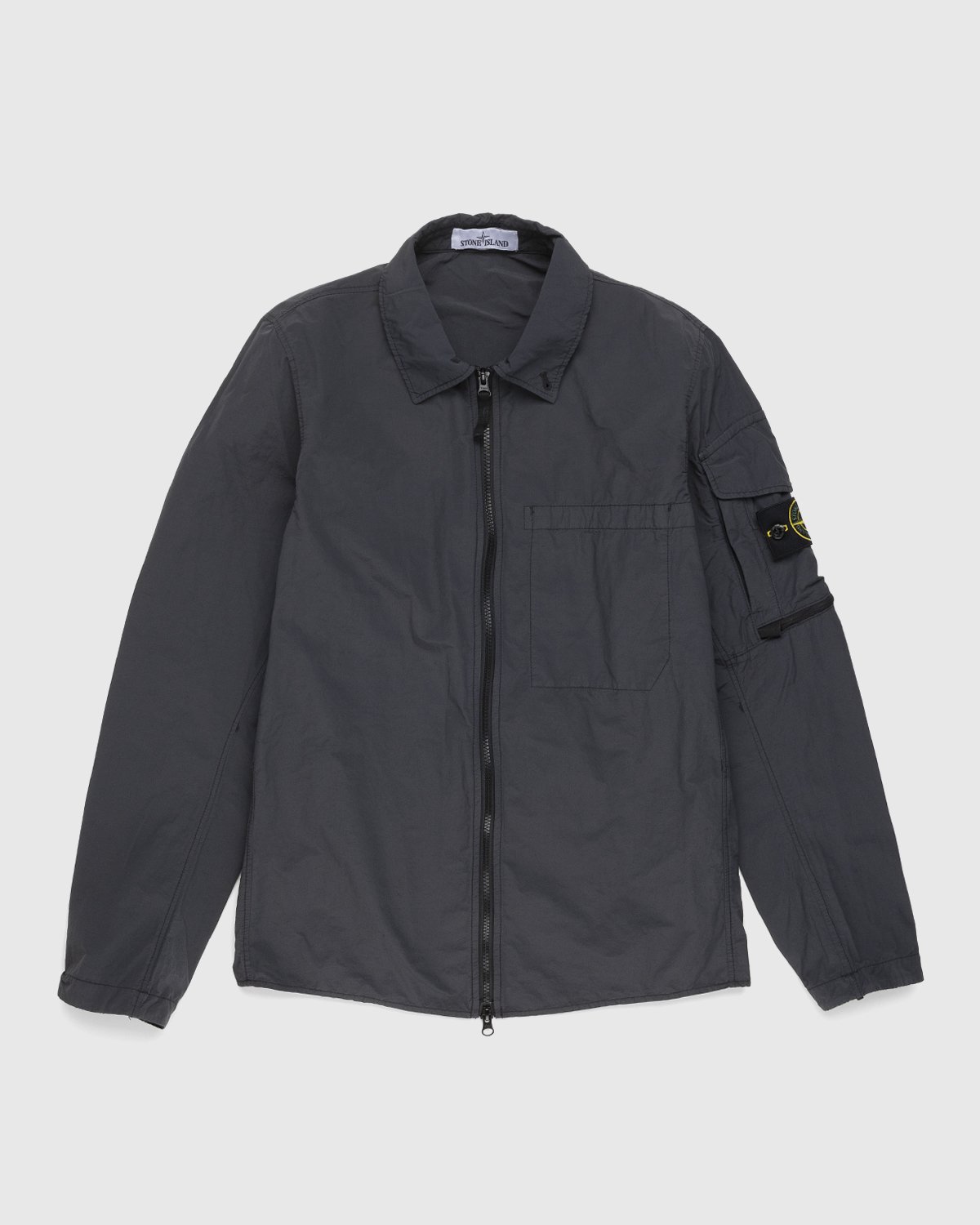 Mens stone island hot sale nylon metal overshirt