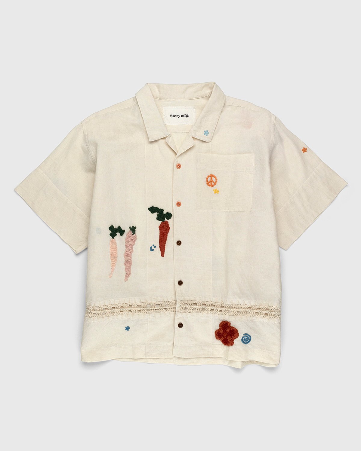 Story mfg. – Greetings Shirt Ecru Harvest Sun Off-White