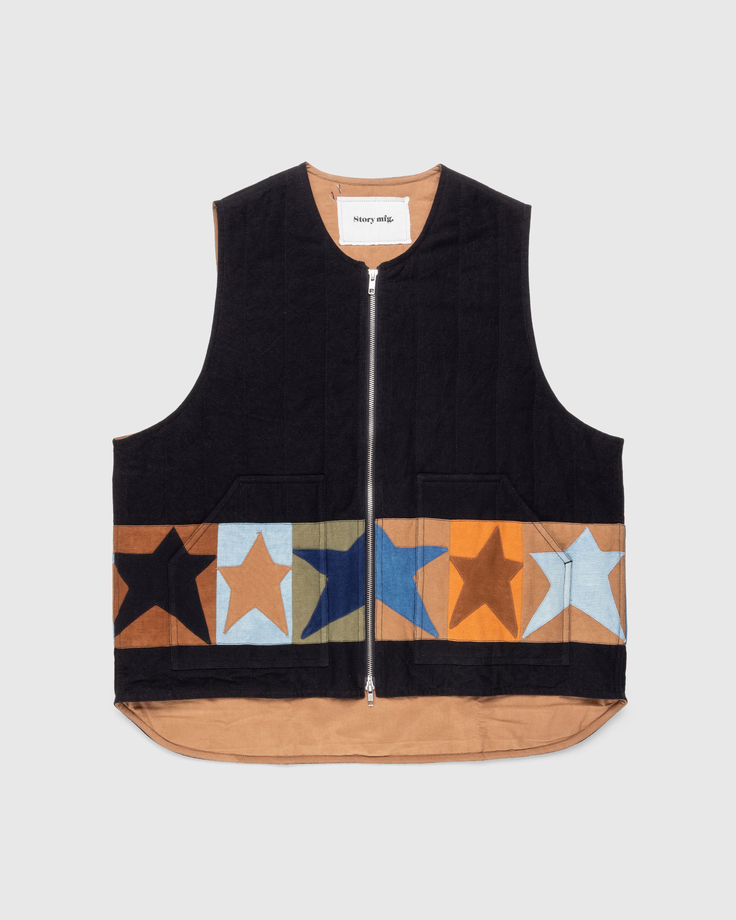 Story mfg. – Saturn Vest Iron Star Scraps Patchwork | Highsnobiety