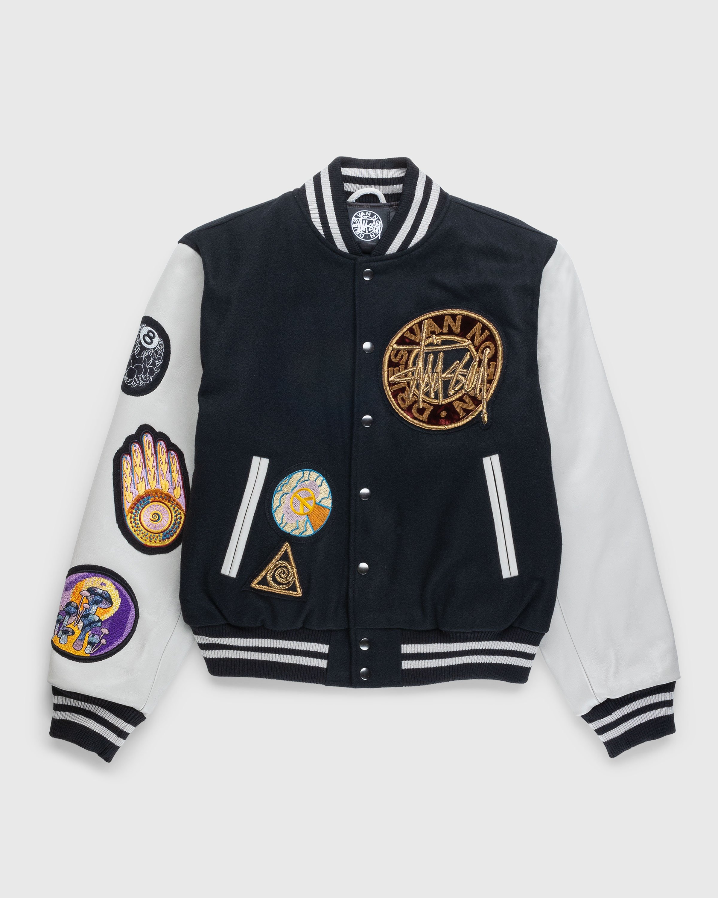 59999.7円定番のブランド 中古 激安 STUSSY DRIES VAN NOTEN VARSITY