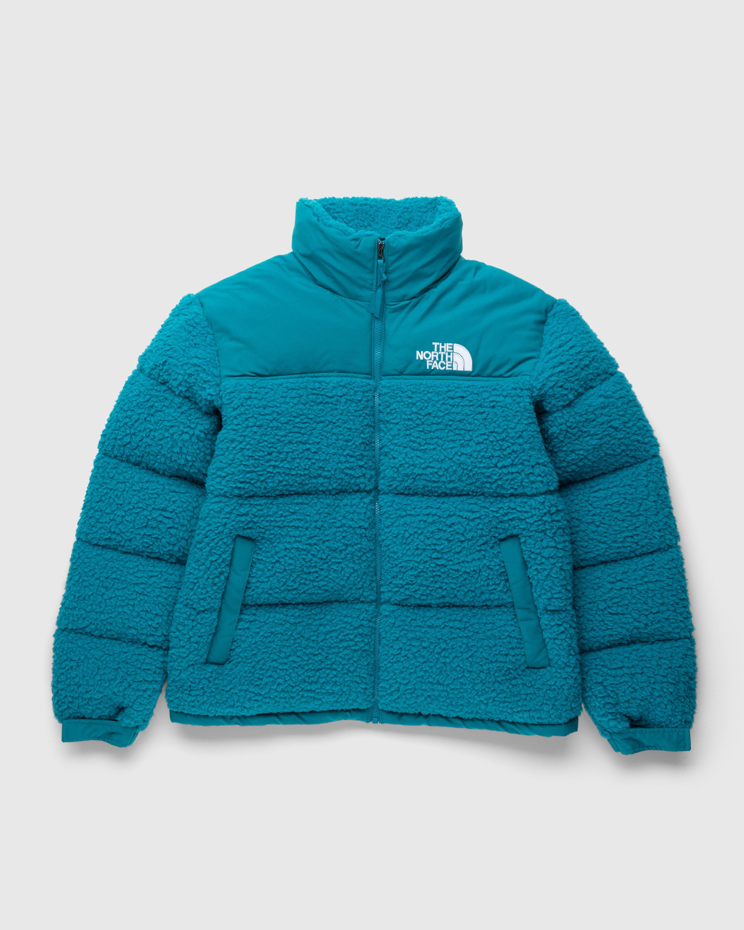 The North Face – High Pile Nuptse Jacket Harbor Blue | Highsnobiety Shop