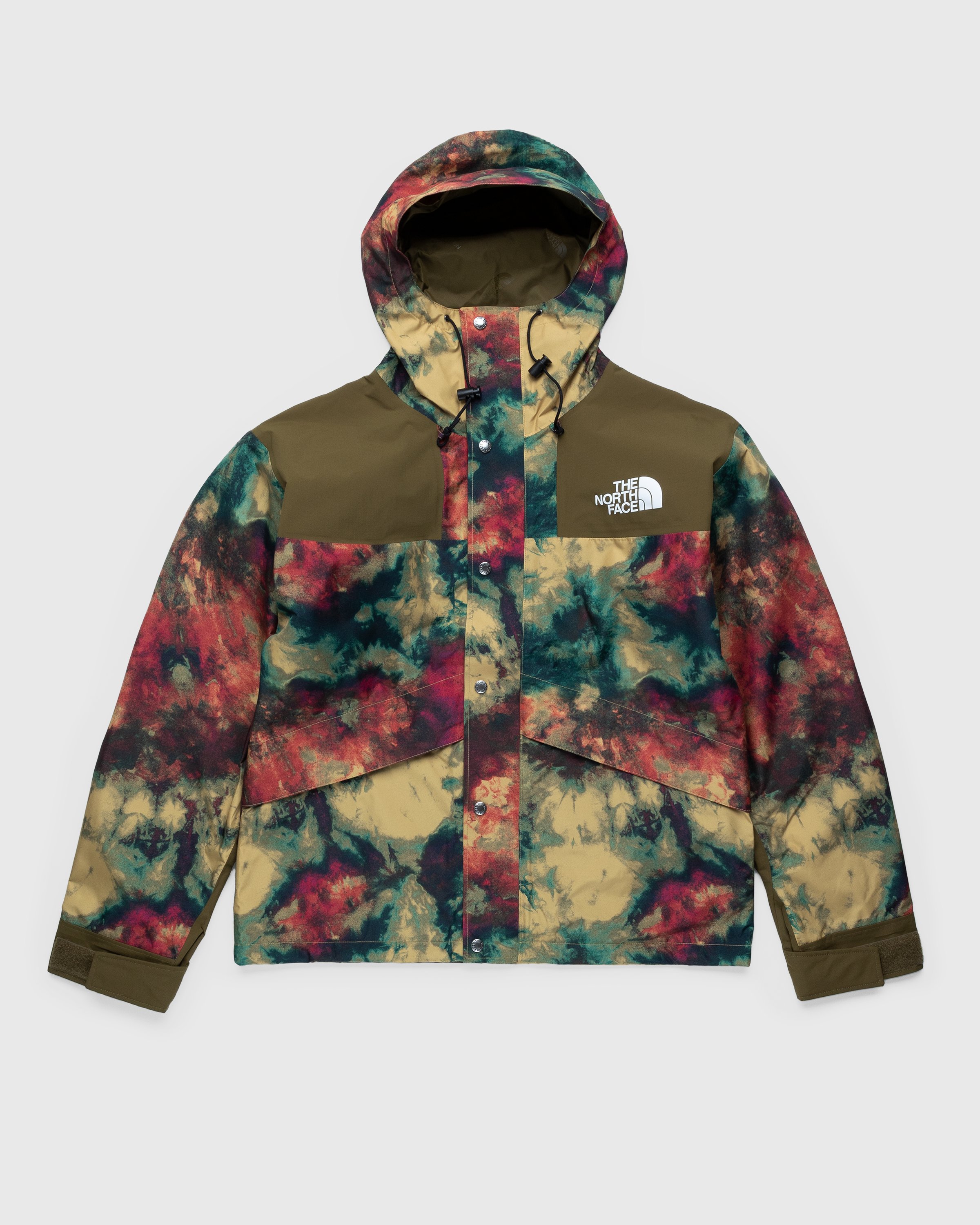 North face jacket mountain hot sale print