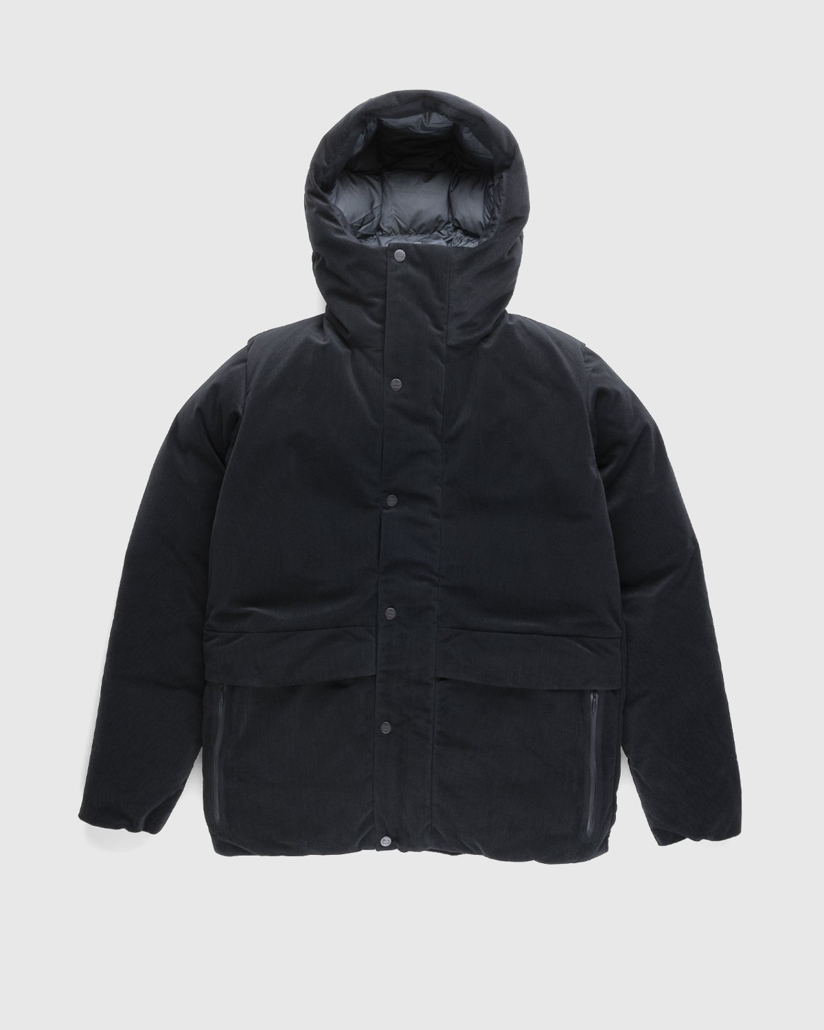 Woolrich – GORE-TEX Corduroy Puffy Down Parka Black | Highsnobiety Shop