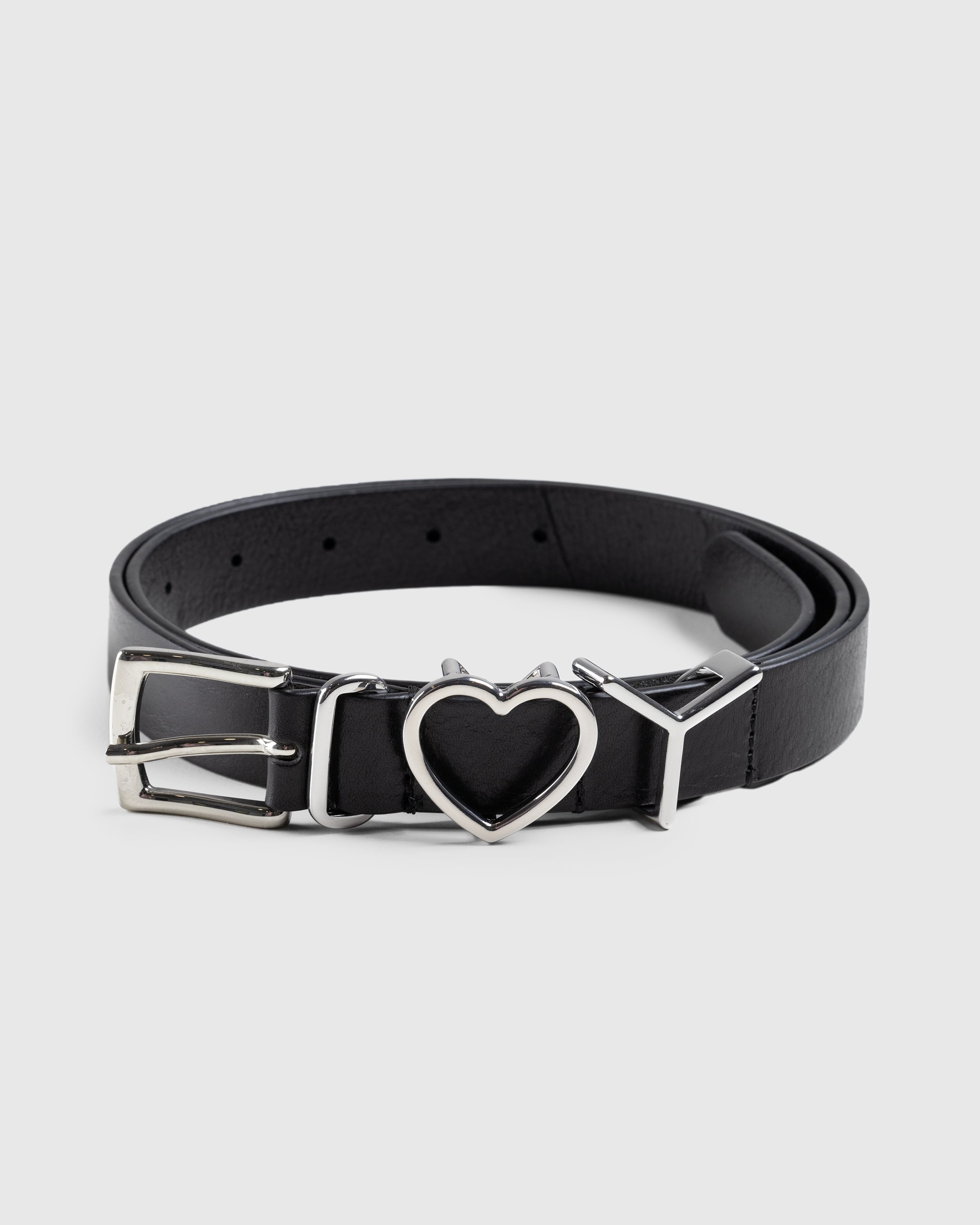 Y/Project – Y Heart Belt 25mm Black/Silver | Highsnobiety Shop